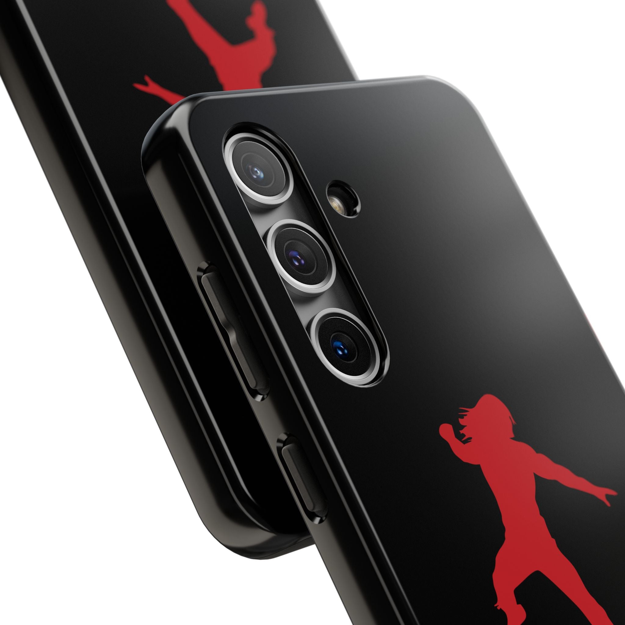 Roman Reigns Jump Red Graphic Design, iPhone and Samsung Case Cool Graphic Sports Fan Phone Case