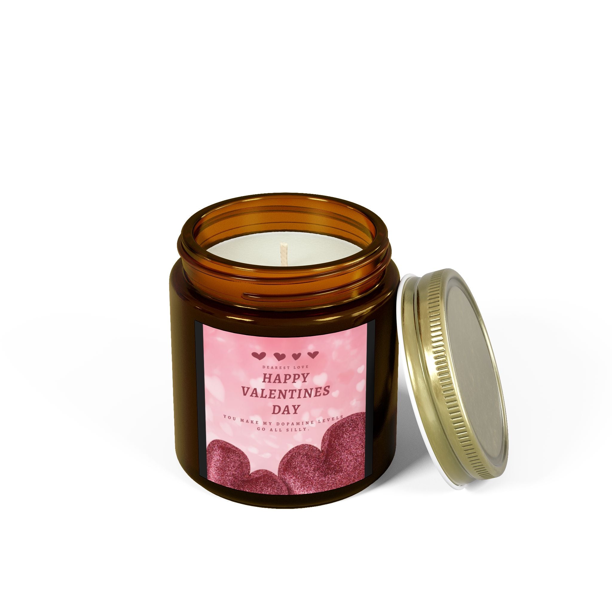 Dearest Love, Happy Valentine's Day Candle, Scented Candles, Luxury Candles Gifts for Women, Stress Relief Luxury Aromatherapy Candles, Romantic Candle Valentines Day Gifts for Her