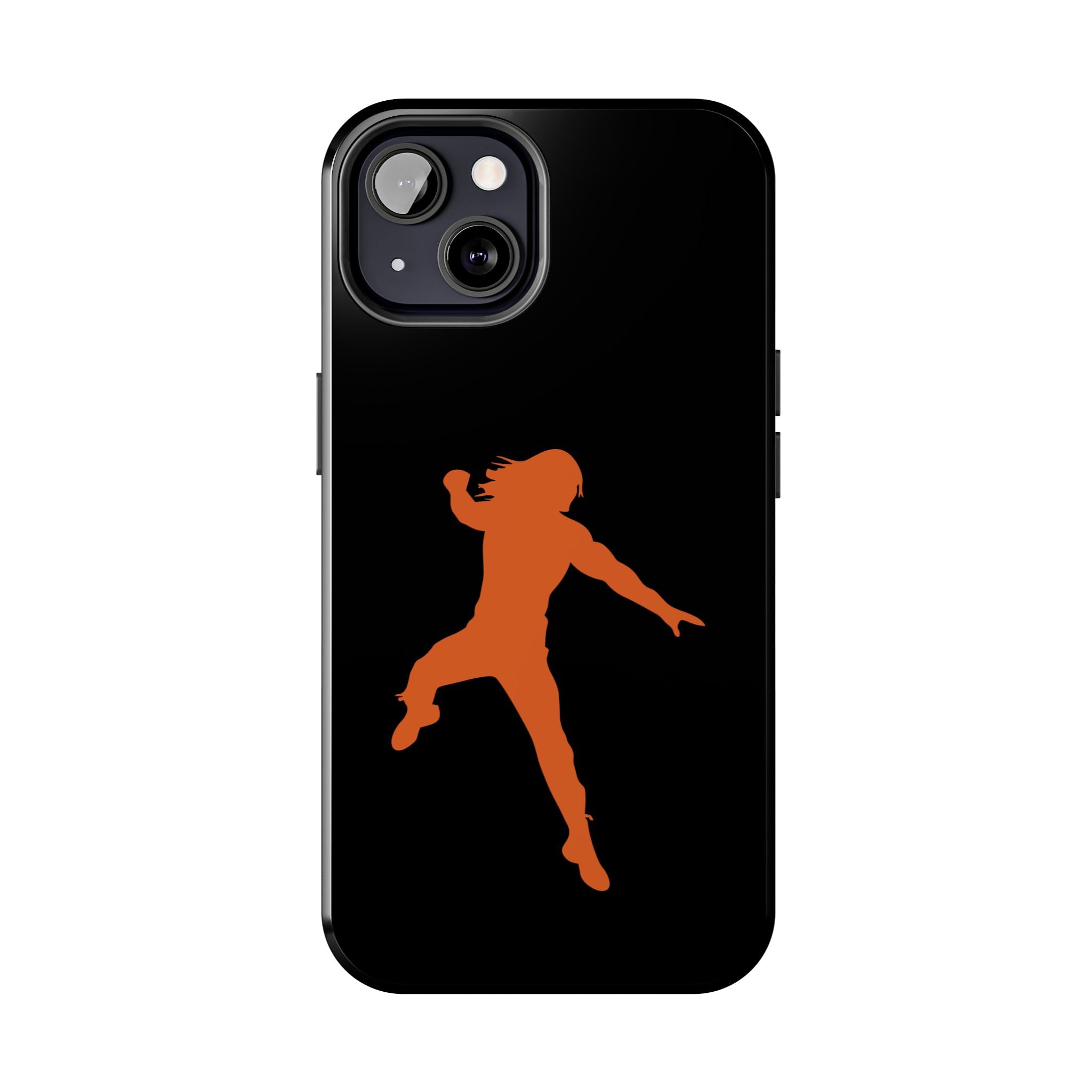 Roman Reigns Jump Orange Graphic Design, iPhone and Samsung Case Cool Graphic Sports Fan Phone Case