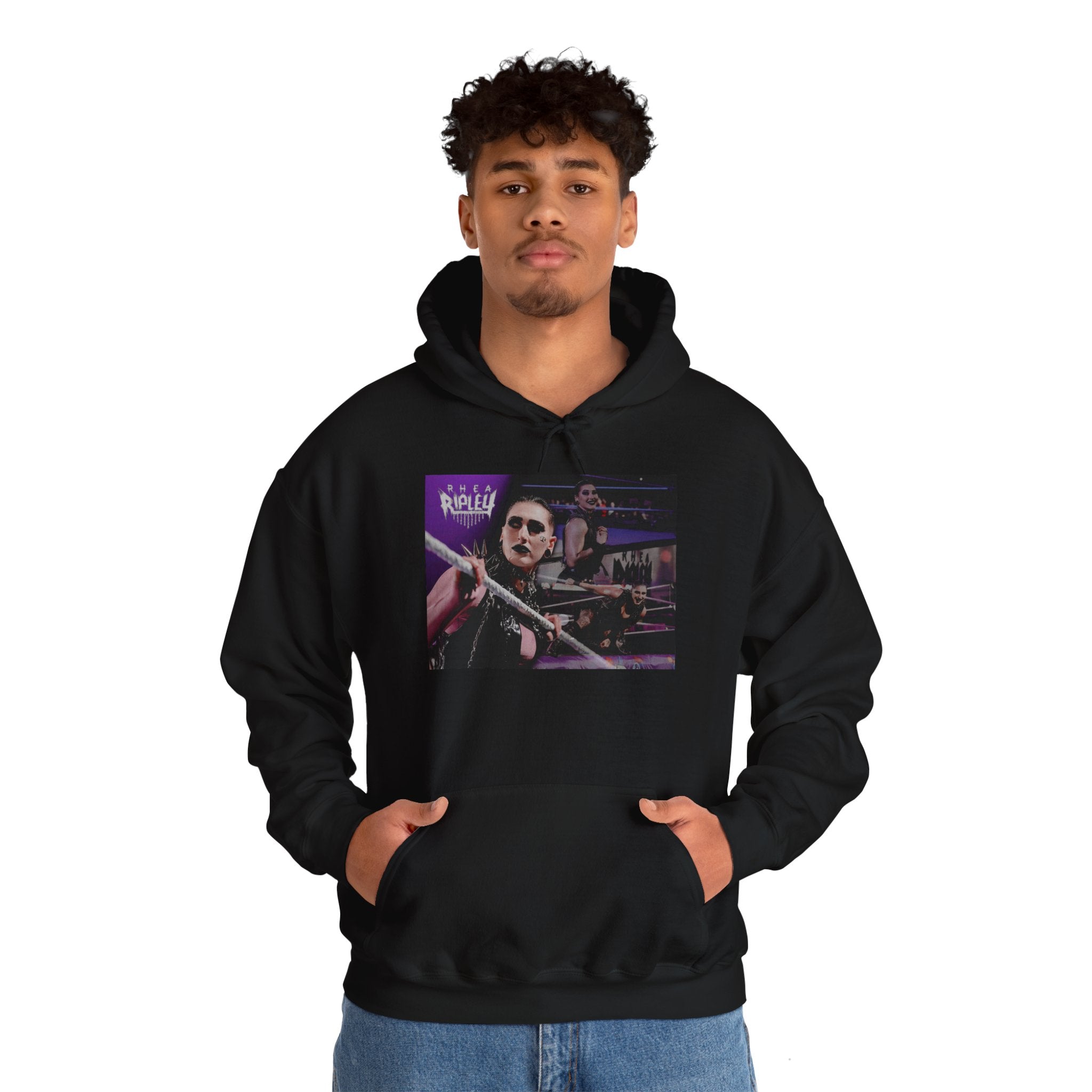 Rhea Ripley Graphic Design Hoodies, Gift for Her - Gift for Him, Sports Fan Wrestling Unisex Hooded Sweatshirt, Casual Outwear