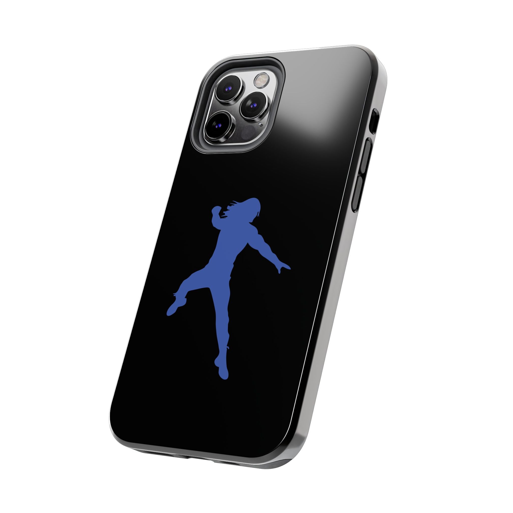 Roman Reigns Jump Blue Graphic Design, iPhone and Samsung Case Cool Graphic Sports Fan Phone Case