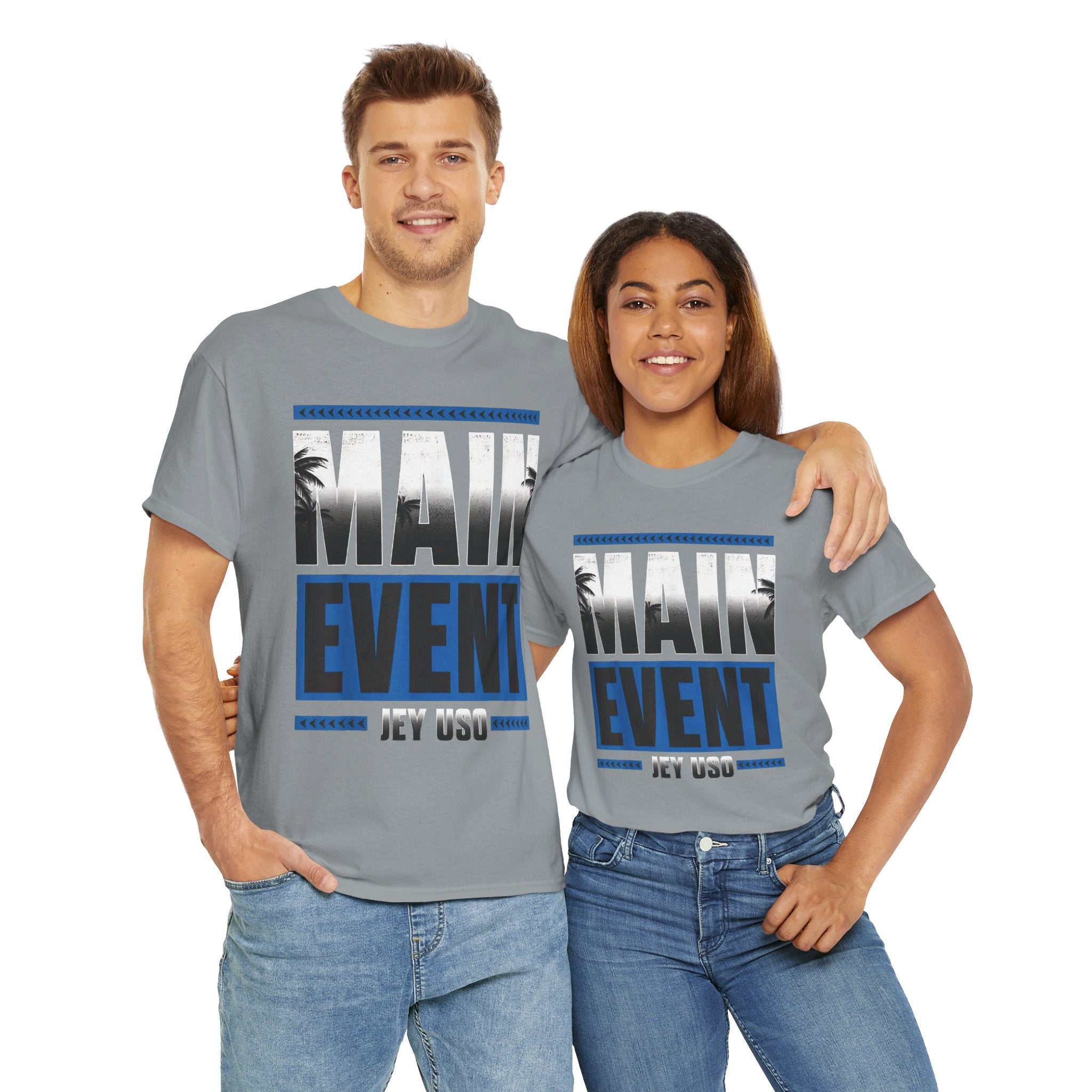 Main Event Uso Wrestling T-Shirt, Heavy Cotton Tee, Unisex Shirt, Wrestling Fan Gift, Graphic Tee