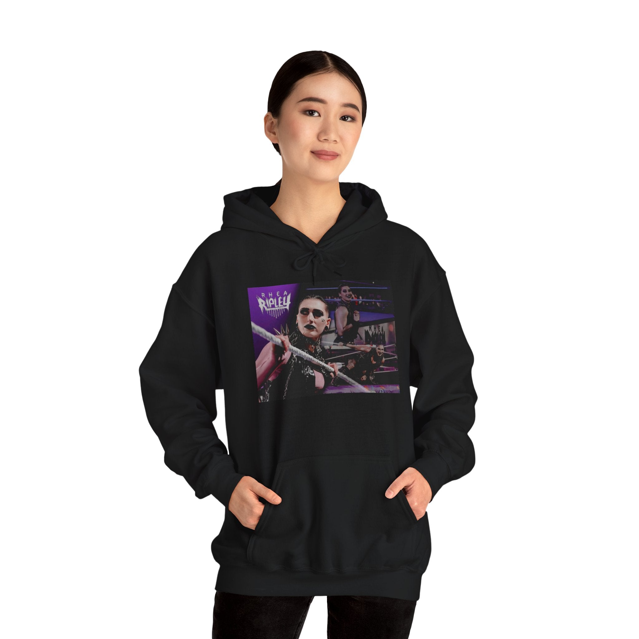 Rhea Ripley Graphic Design Hoodies, Gift for Her - Gift for Him, Sports Fan Wrestling Unisex Hooded Sweatshirt, Casual Outwear