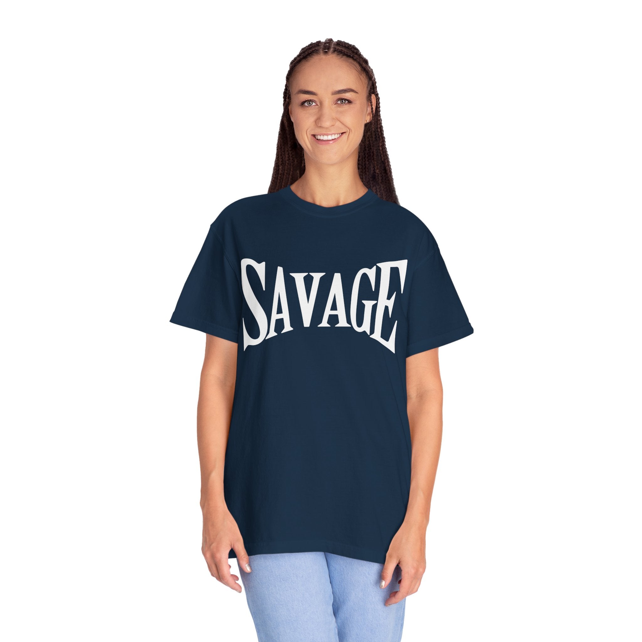 Savage, Graphic Design Unisex T-shirt, Casual Cotton Outwear, Gift for Him- Gift for Her, Stylish Tee, Cool Shirt, Trendy Apparel, Comfortable Top,