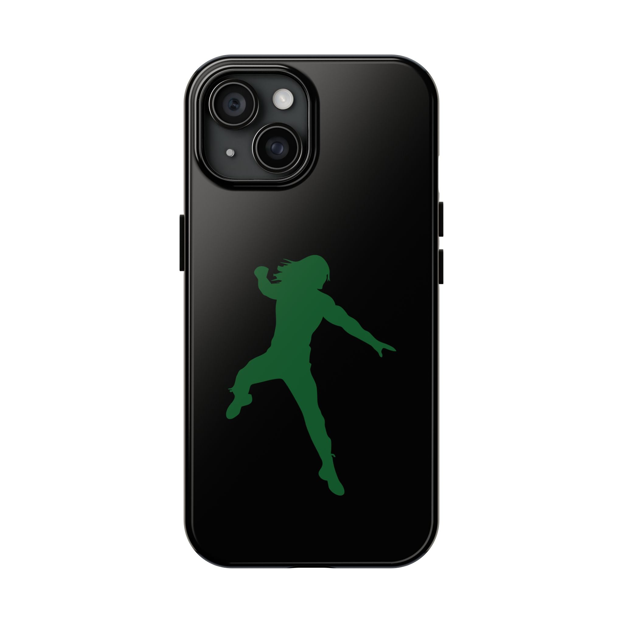 Roman Reigns Jump Green Graphic Design, iPhone and Samsung Case Cool Graphic Sports Fan Phone Case