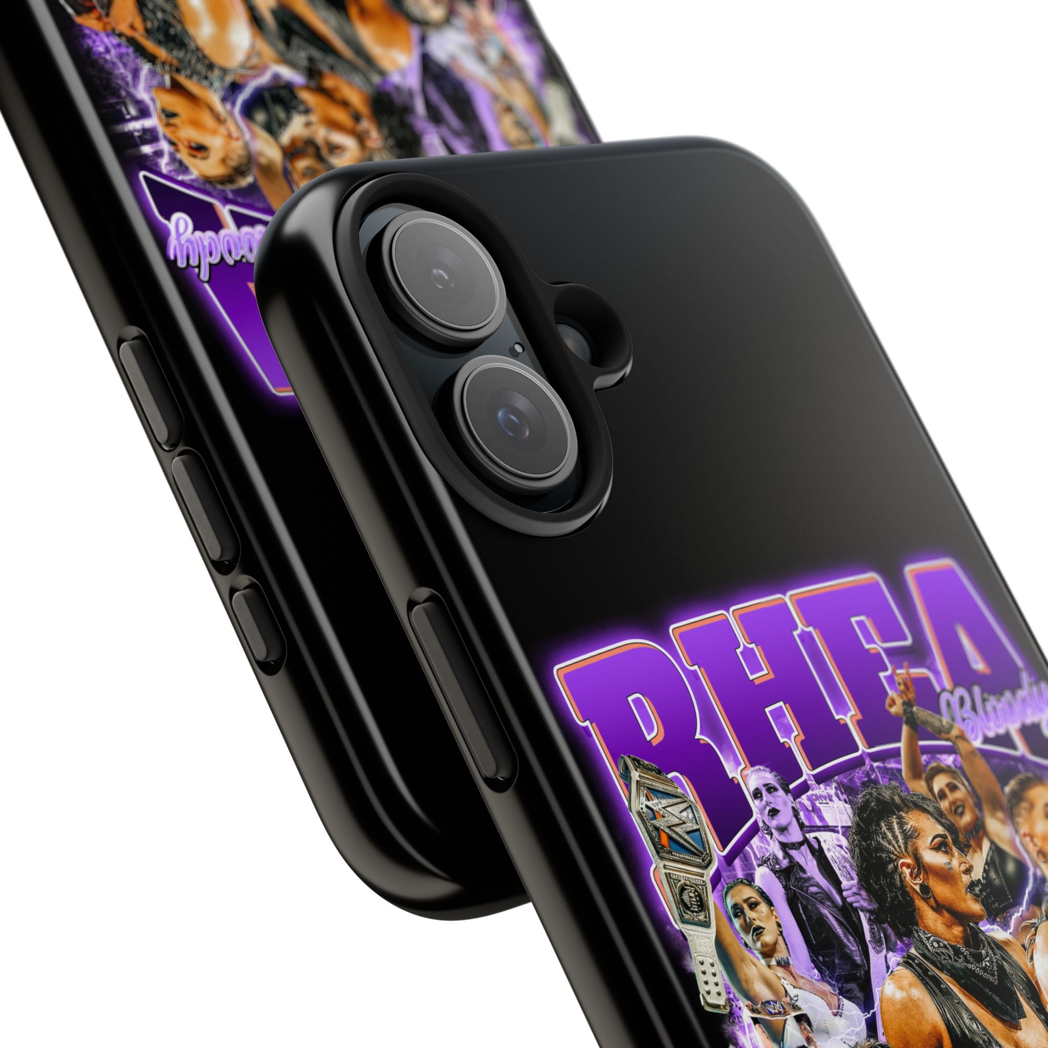 Rhea Ripley Graphic Portrait Design, iPhone and Samsung Case Cool Graphic Sports Fan Phone Case