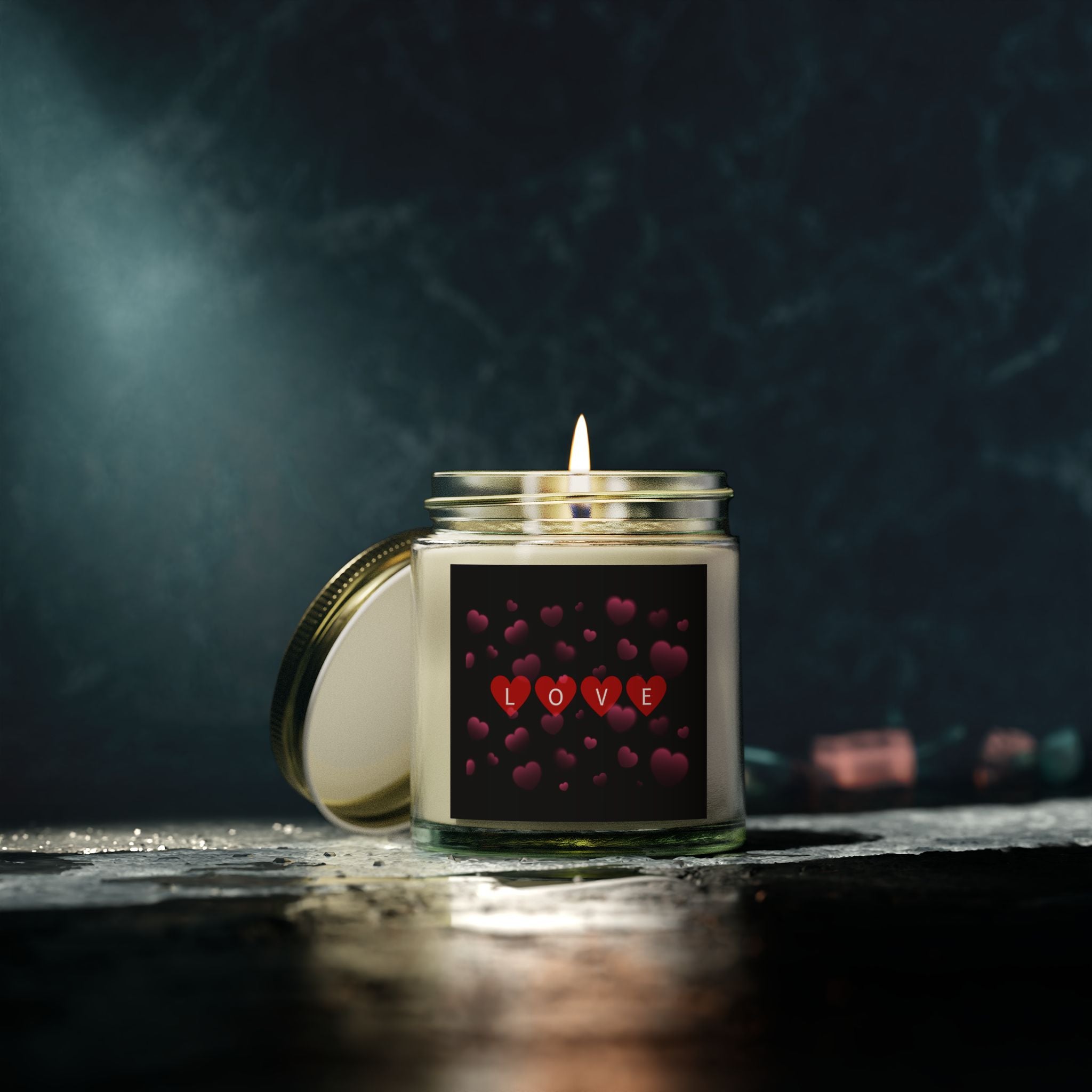 LOVE Valentine's Day Candle, Scented Candles, Luxury Candles Gifts for Women, Stress Relief Luxury Aromatherapy Candles, Romantic Candle Valentines Day Gifts for Her