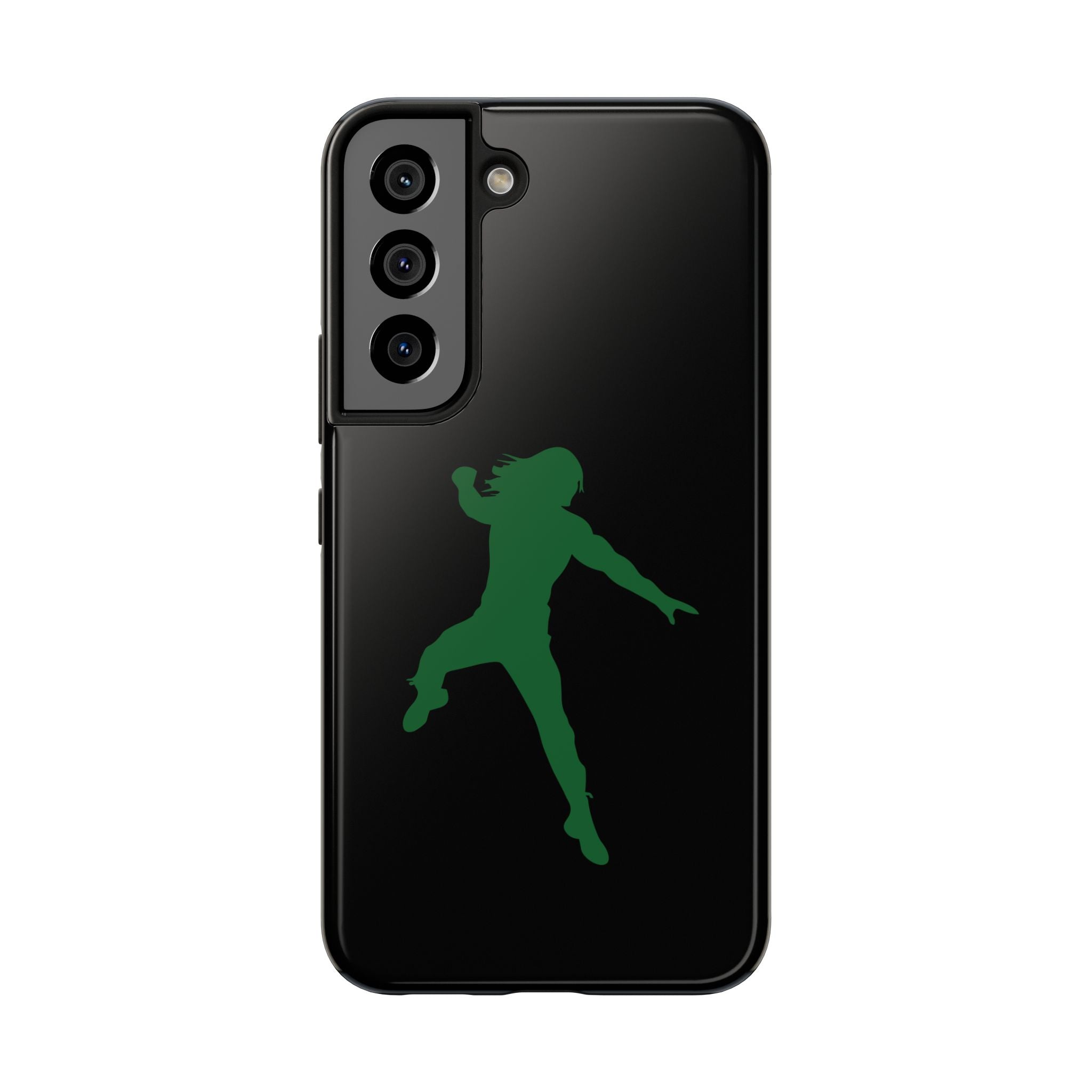 Roman Reigns Jump Green Graphic Design, iPhone and Samsung Case Cool Graphic Sports Fan Phone Case