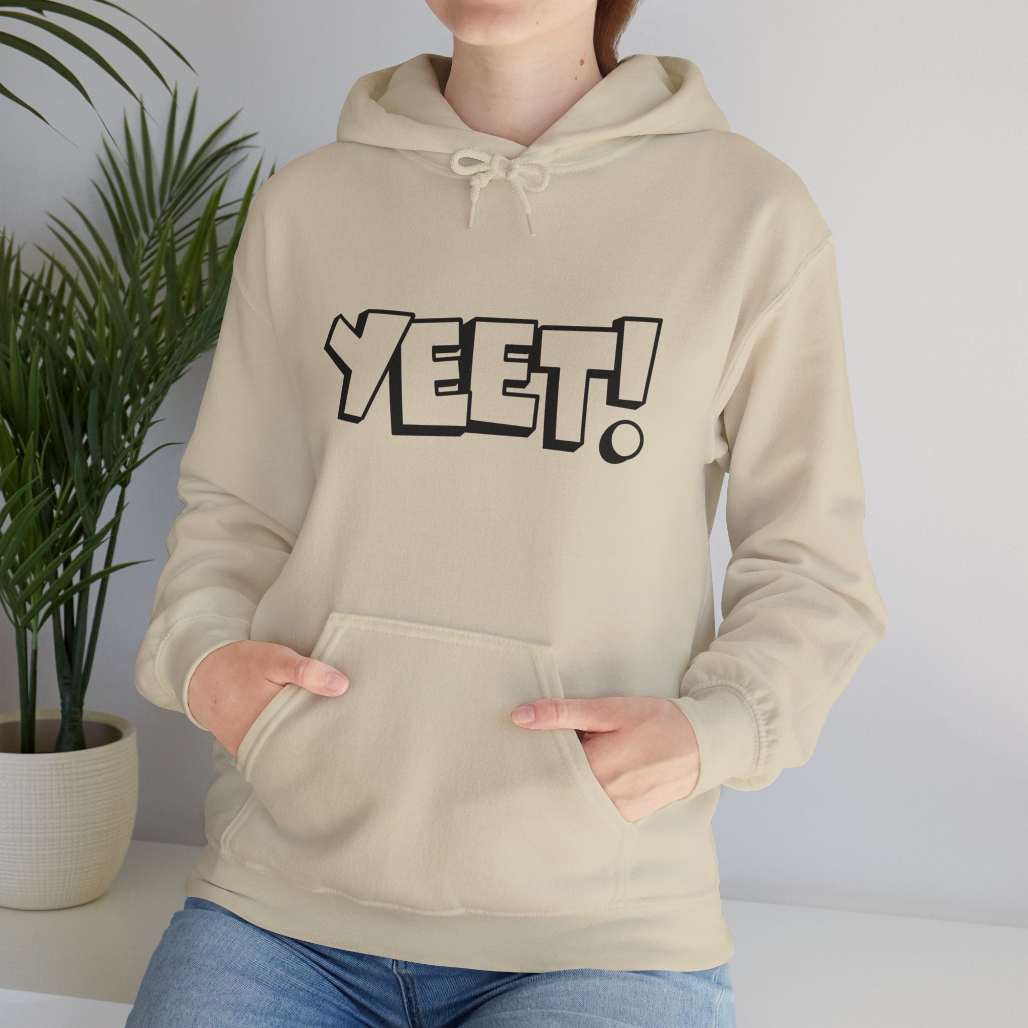 Yeet Graphic Hoodies, Gift for Her - Gift for Him, Sports Fan Wrestling Unisex Hooded Sweatshirt, Casual Outwear