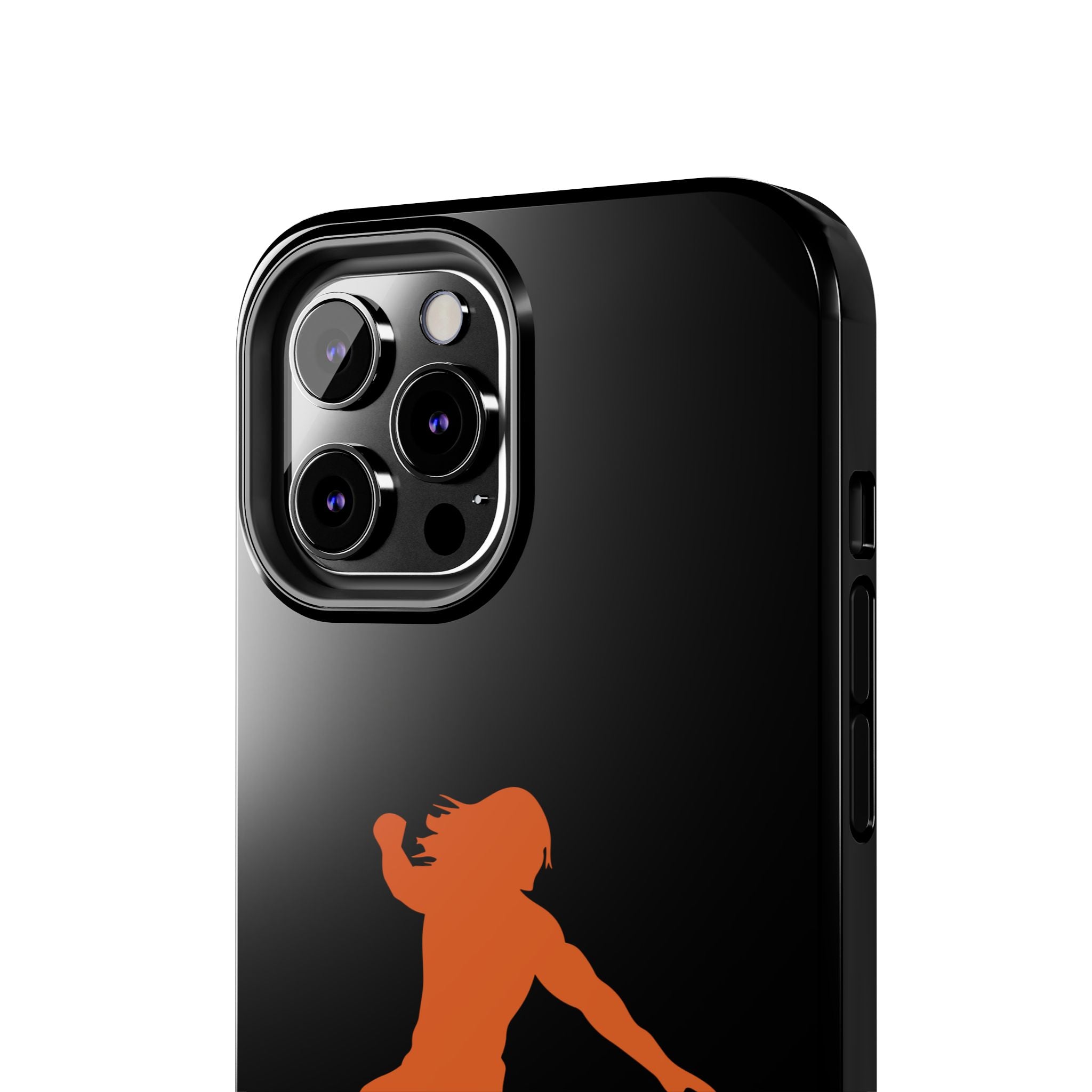 Roman Reigns Jump Orange Graphic Design, iPhone and Samsung Case Cool Graphic Sports Fan Phone Case