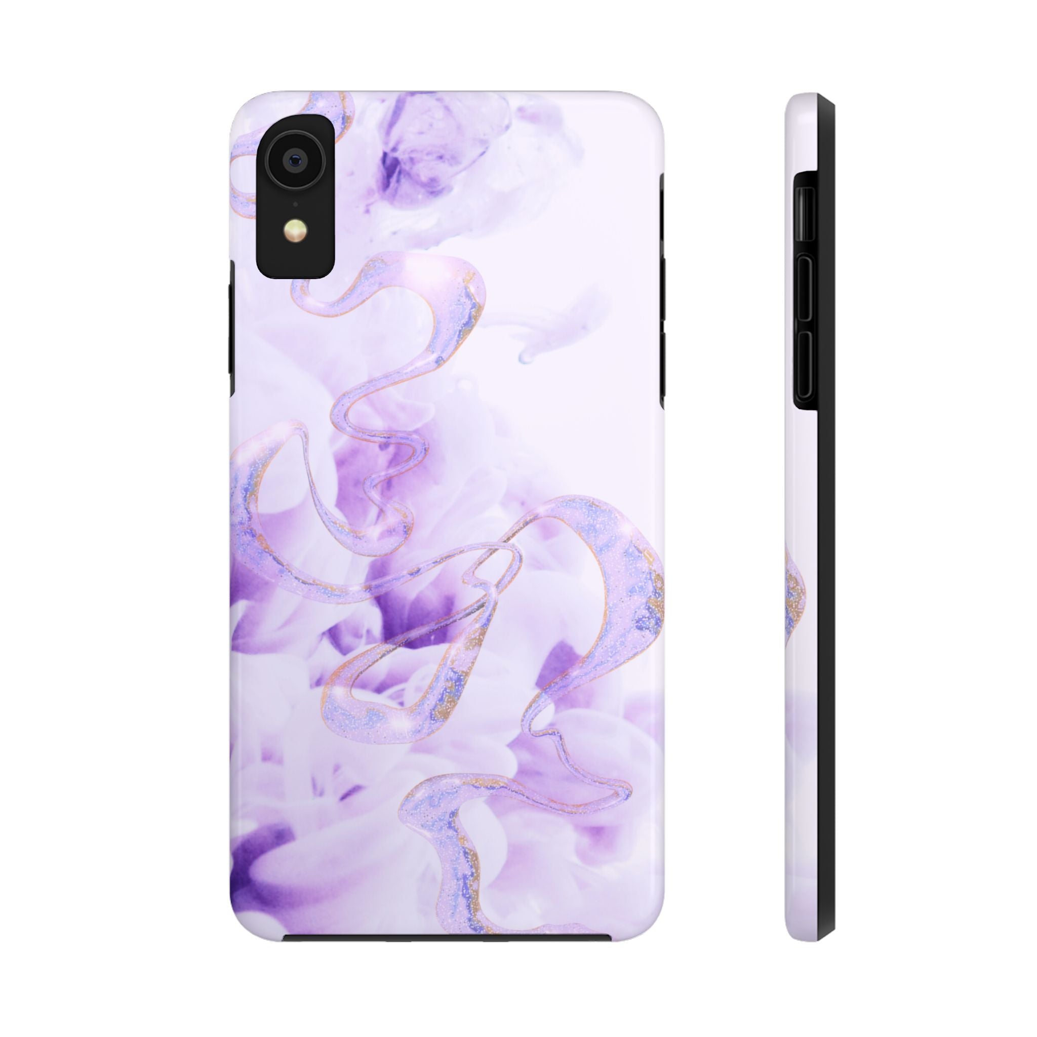 Abstract Purple Fluid Design, Elegant Phone Cases, Stylish Phone Covers, Chic Phone Protectors, Fashionable Case for Her, Trendy Smartphone Accessories