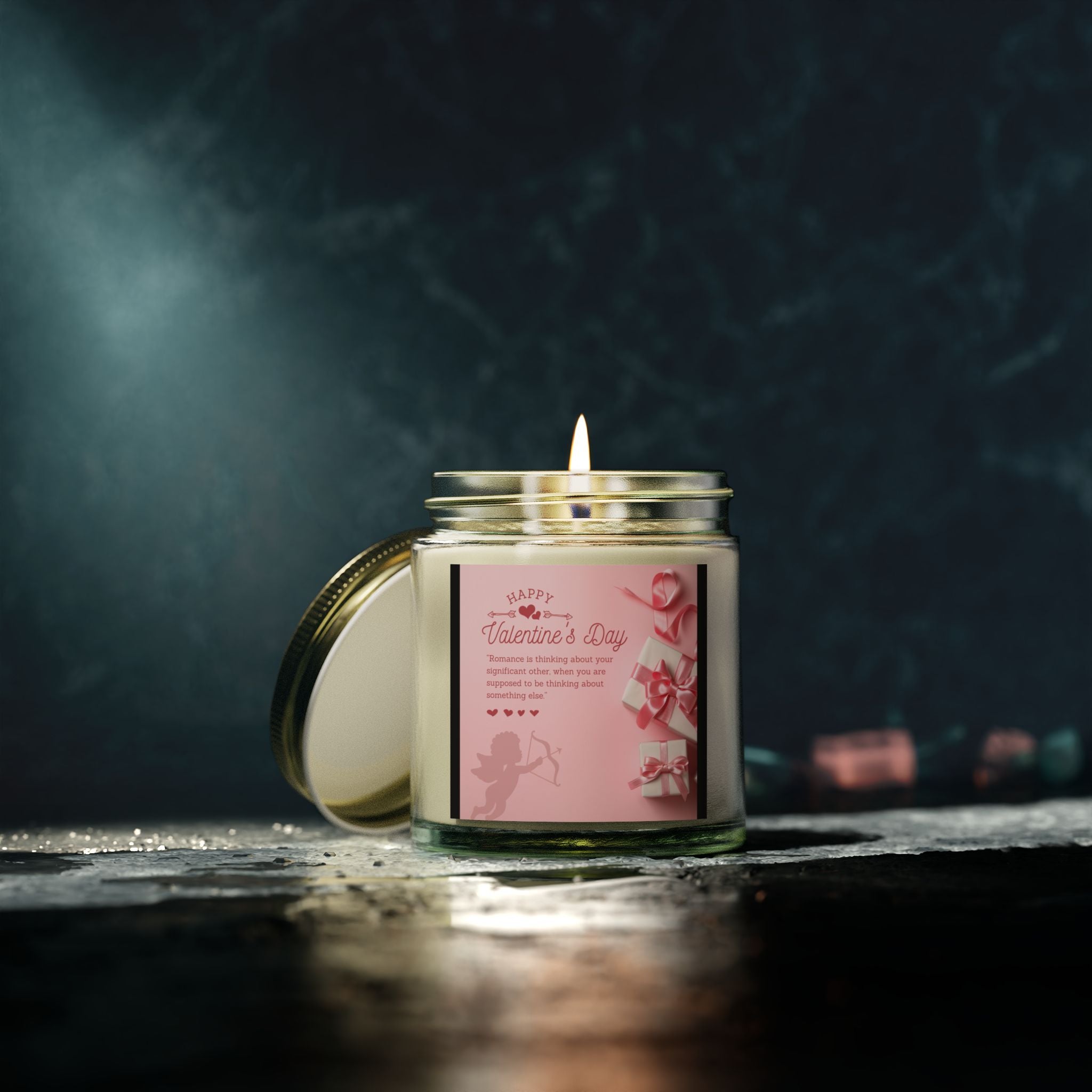 Cupid, Happy Valentine's Day Candle, Scented Candles, Luxury Candles Gifts for Women, Stress Relief Luxury Aromatherapy Candles, Romantic Candle Valentines Day Gifts for Her