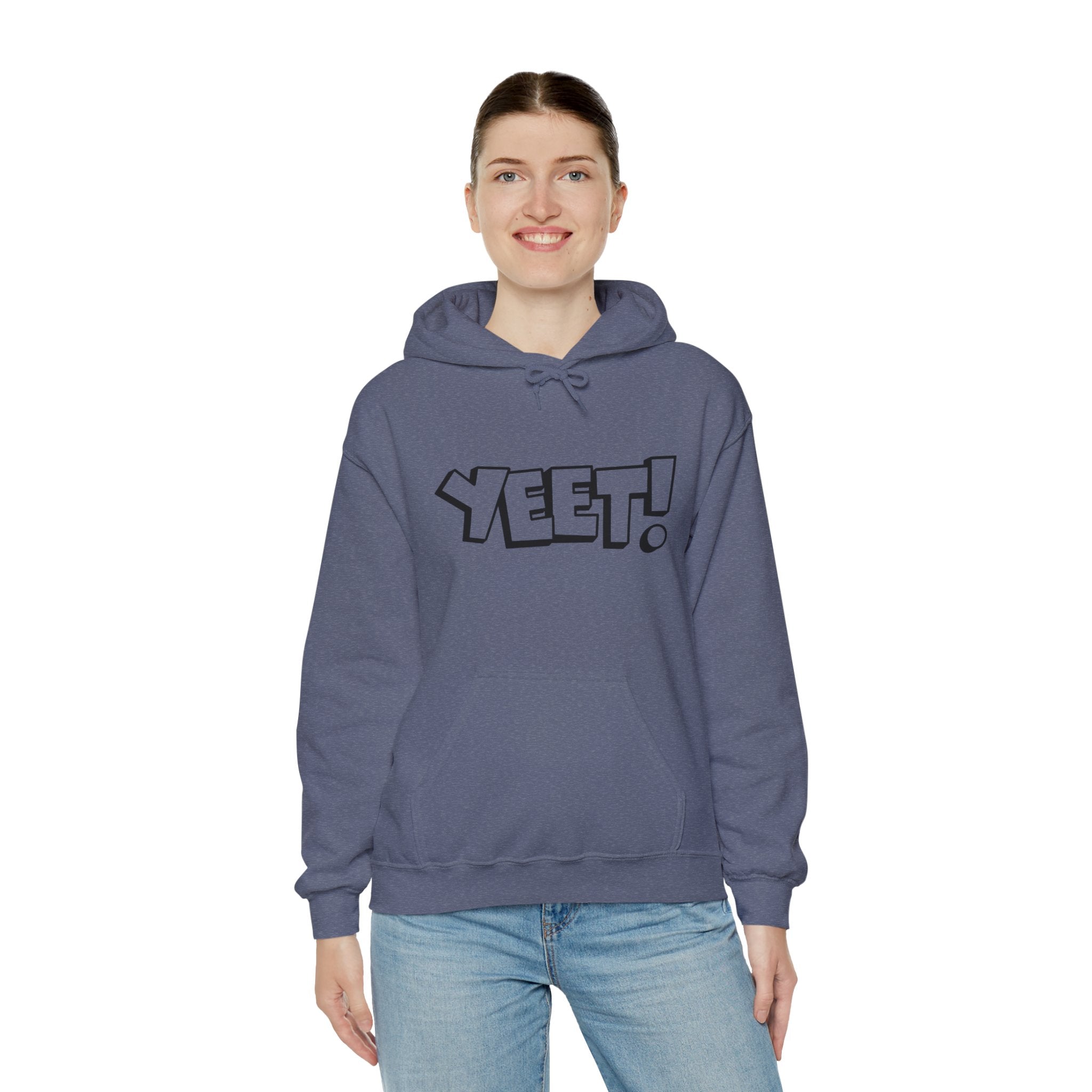 Yeet Graphic Hoodies, Gift for Her - Gift for Him, Sports Fan Wrestling Unisex Hooded Sweatshirt, Casual Outwear