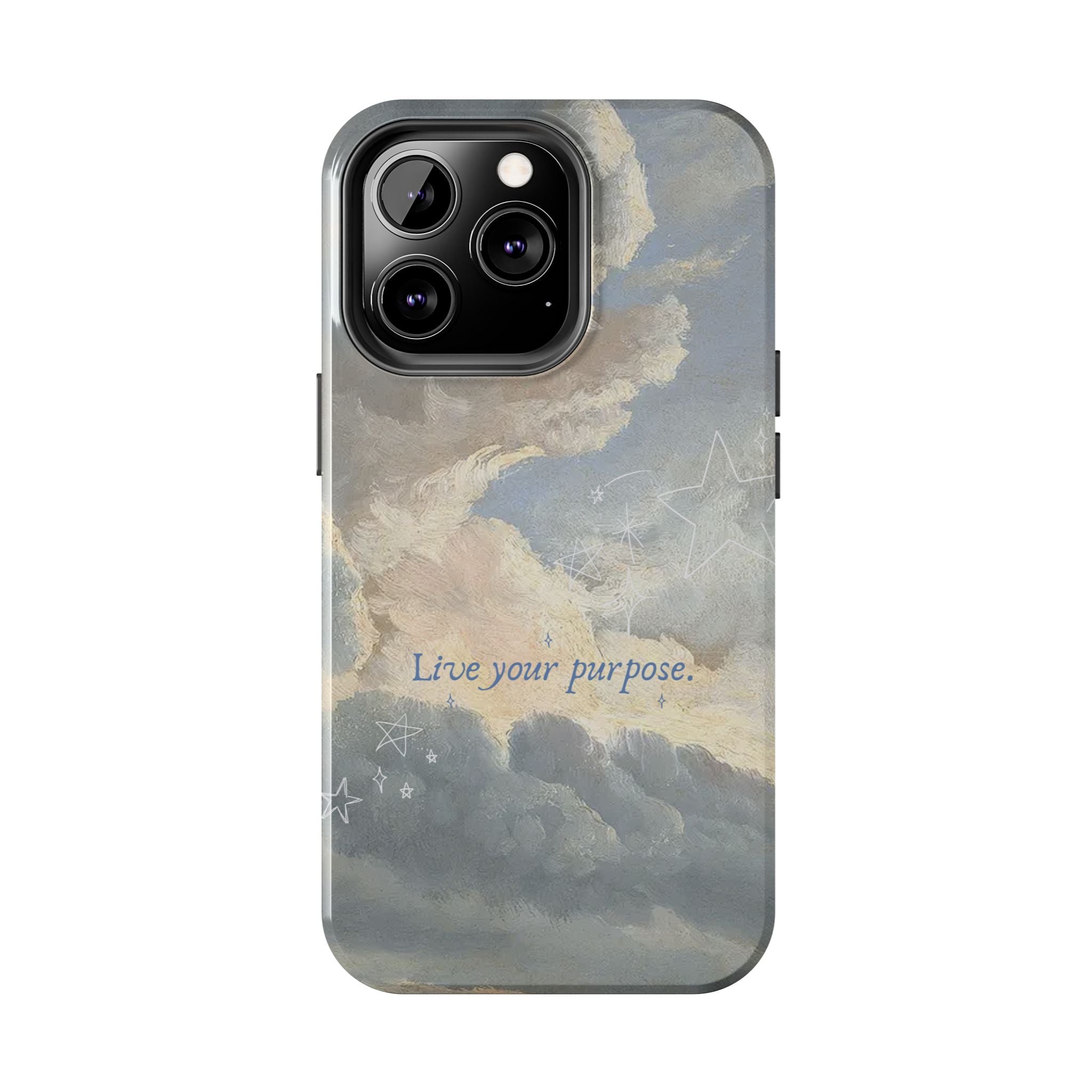 Live Your Purpose, Elegant Phone Cases, Stylish Phone Covers, Chic Phone Protectors, Fashionable Case for Her, Trendy Smartphone Accessories