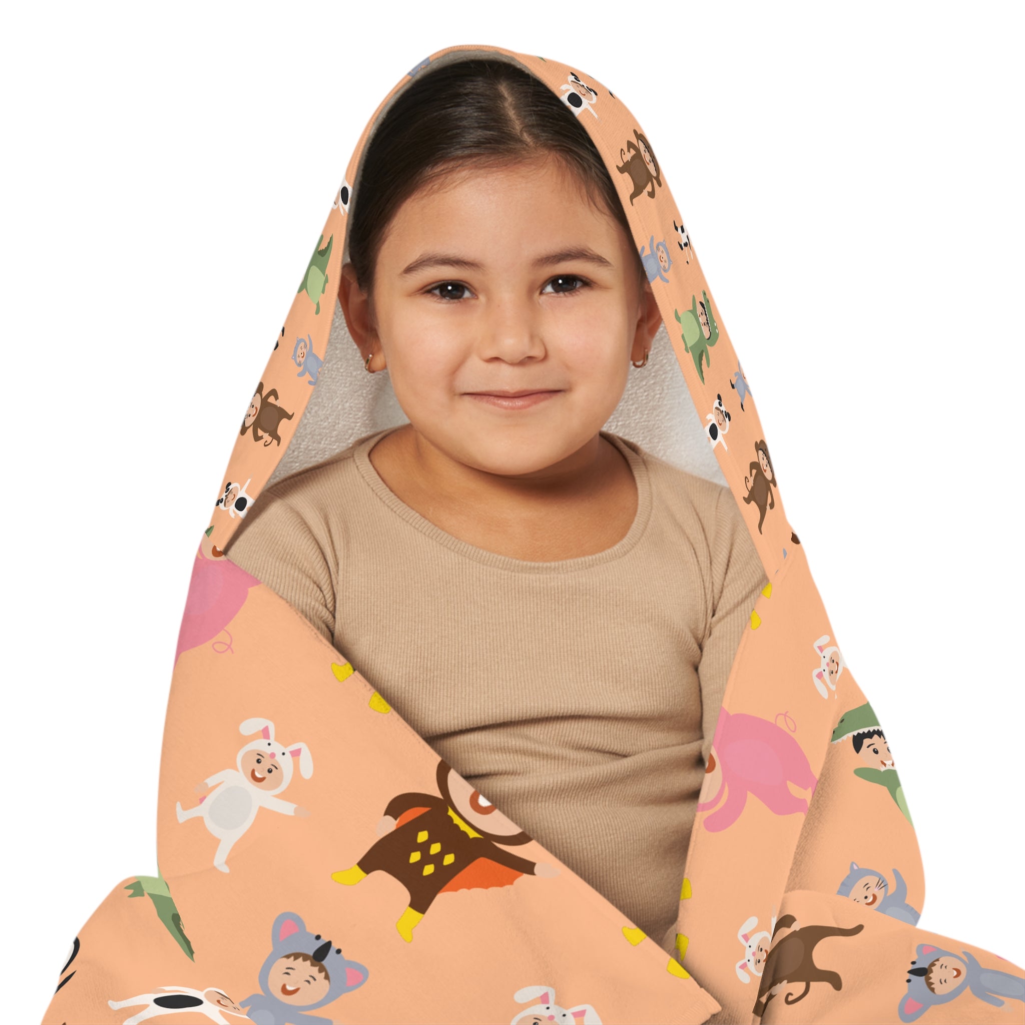 Animal Costume Design Hooded Towel, Cute Designs - Youth Hooded Towel