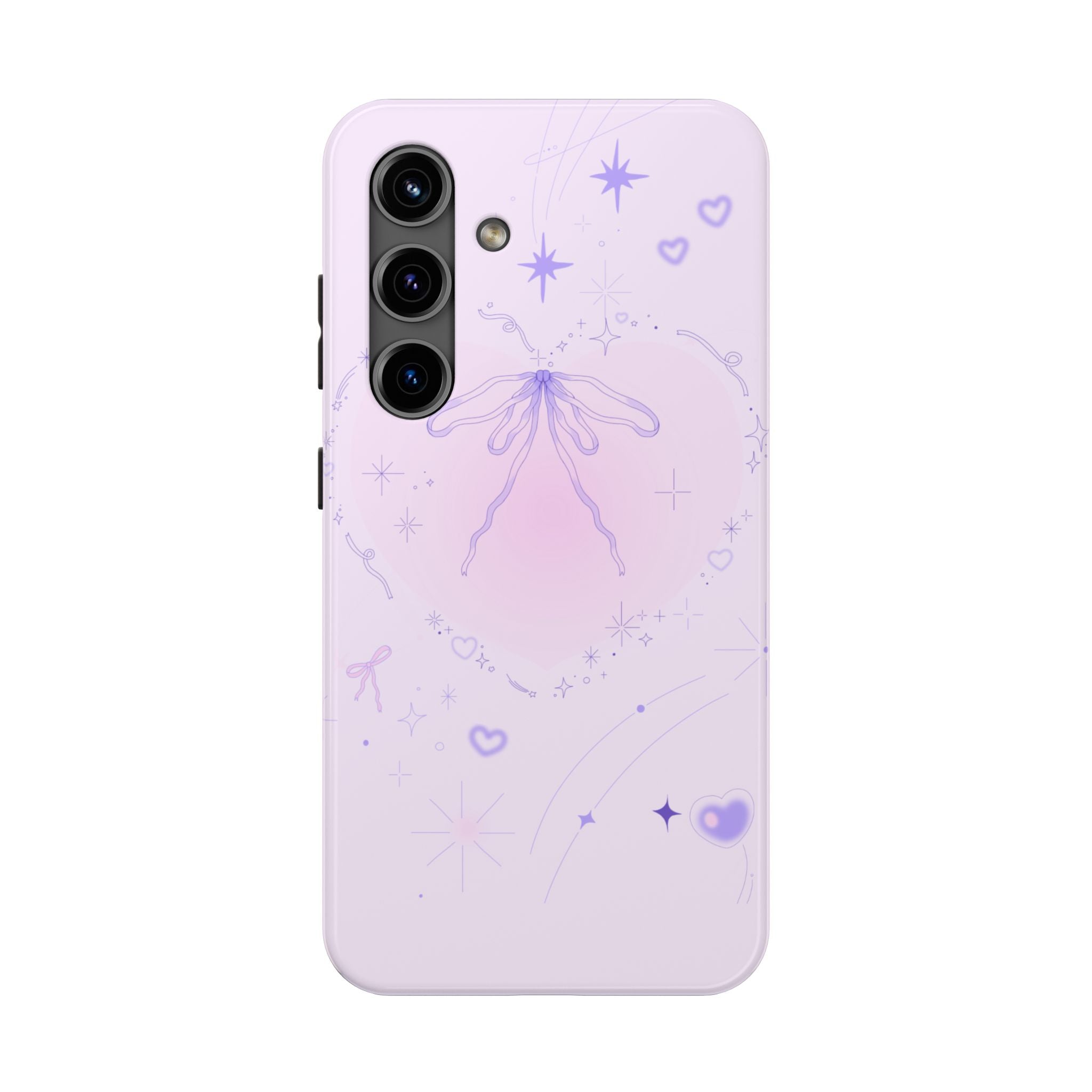 Pink Purple Delicate Fine Line Design, Elegant Phone Cases, Stylish Phone Covers, Chic Phone Protectors, Fashionable Case for Her, Trendy Smartphone Accessories