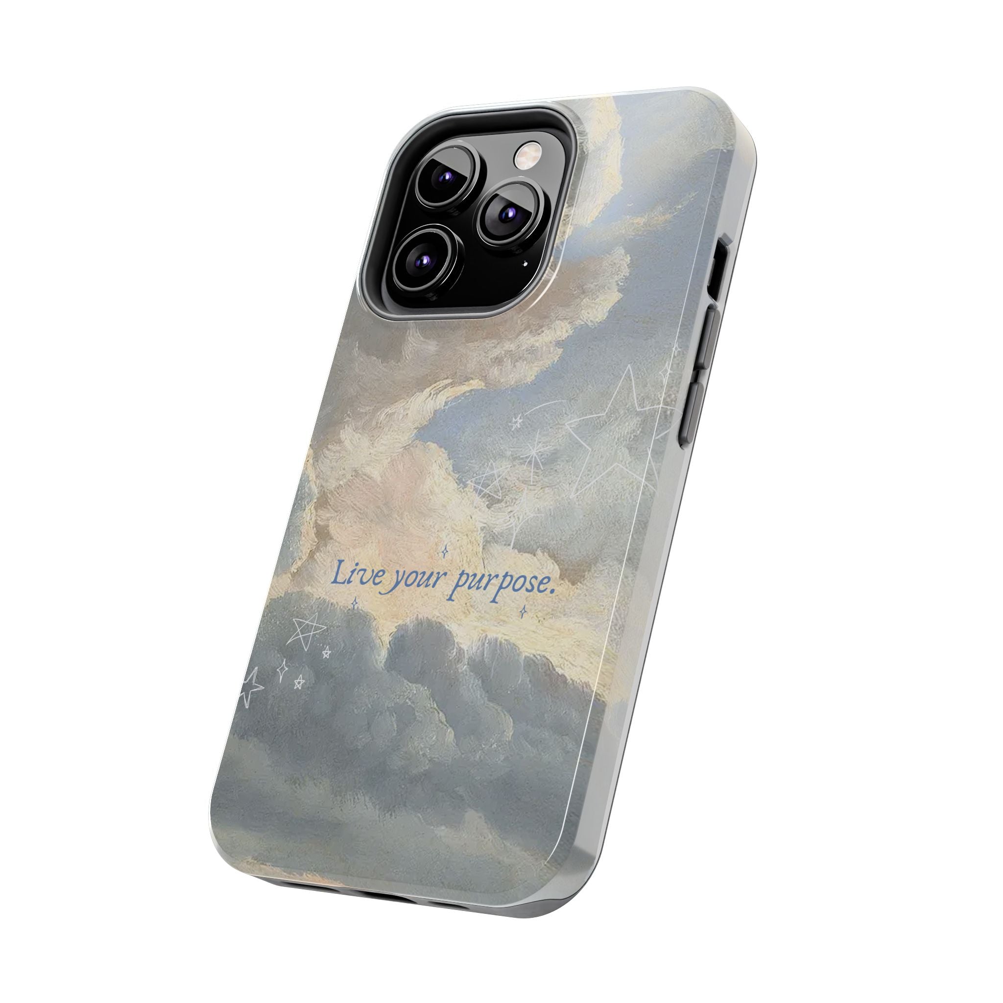 Live Your Purpose, Elegant Phone Cases, Stylish Phone Covers, Chic Phone Protectors, Fashionable Case for Her, Trendy Smartphone Accessories