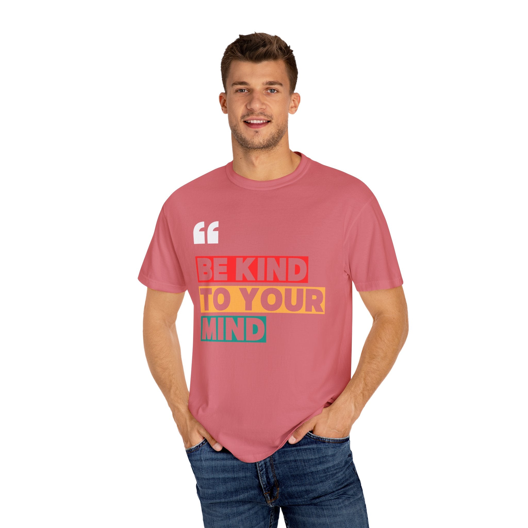 Be Kind to Your Mind, Graphic Design Unisex T-shirt, Casual Cotton Outwear, Gift for Him- Gift for Her, Stylish Tee, Cool Shirt, Trendy Apparel, Comfortable Top,