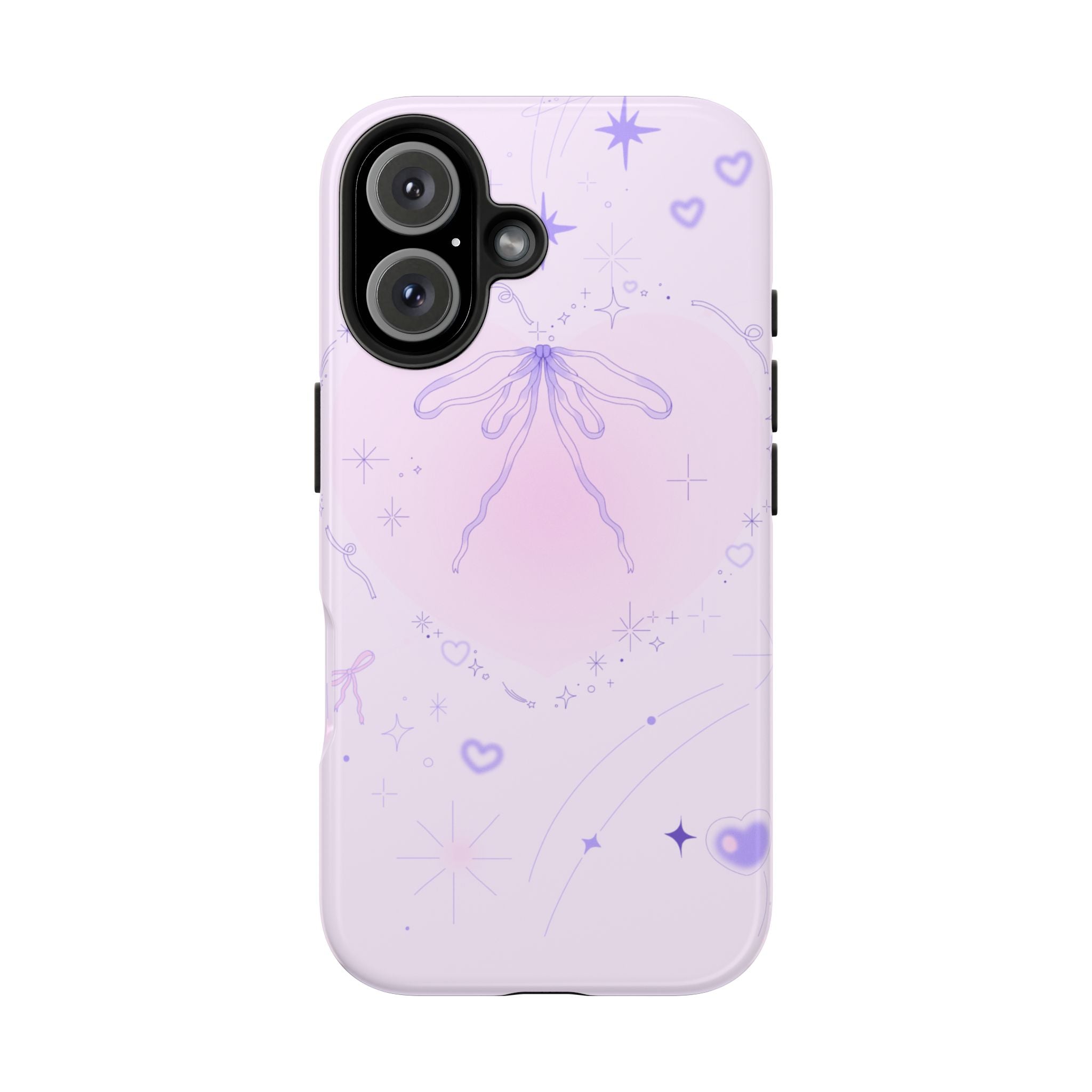 Pink Purple Delicate Fine Line Design, Elegant Phone Cases, Stylish Phone Covers, Chic Phone Protectors, Fashionable Case for Her, Trendy Smartphone Accessories