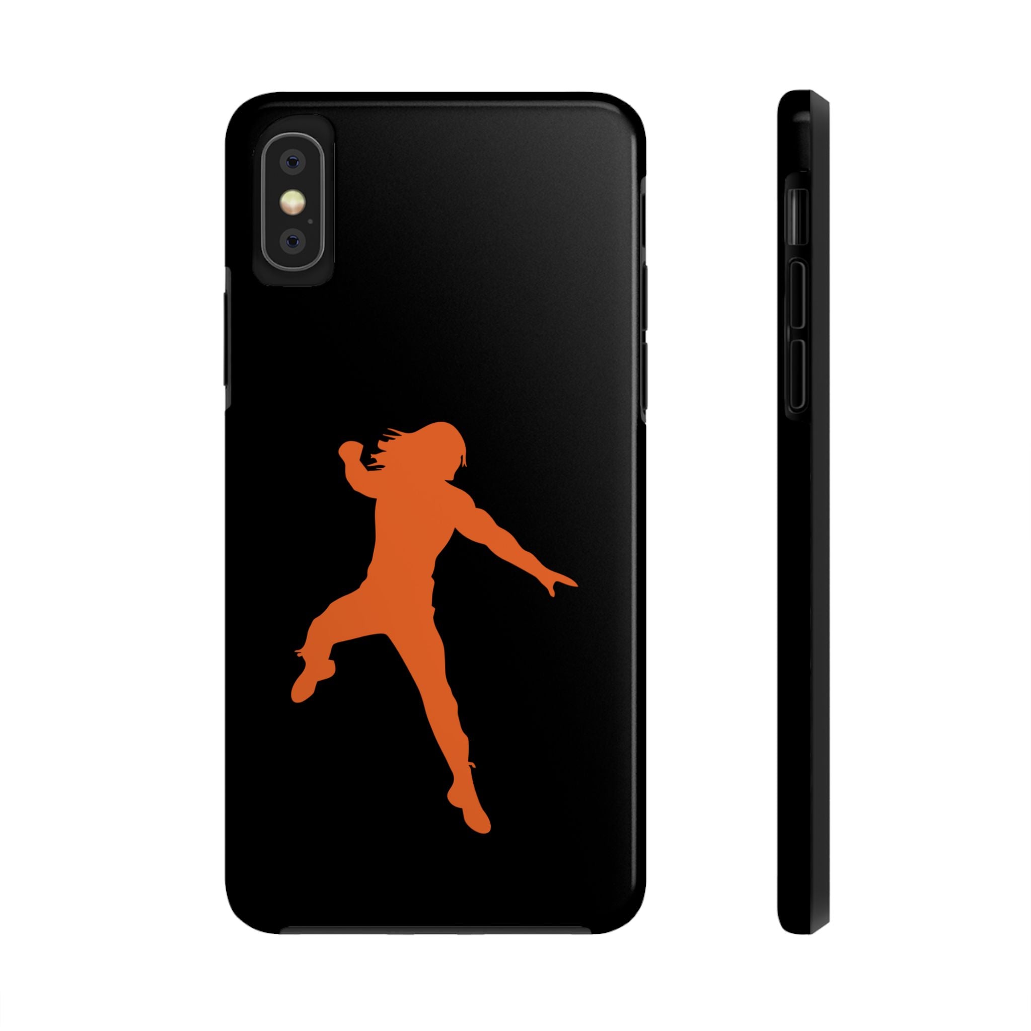 Roman Reigns Jump Orange Graphic Design, iPhone and Samsung Case Cool Graphic Sports Fan Phone Case