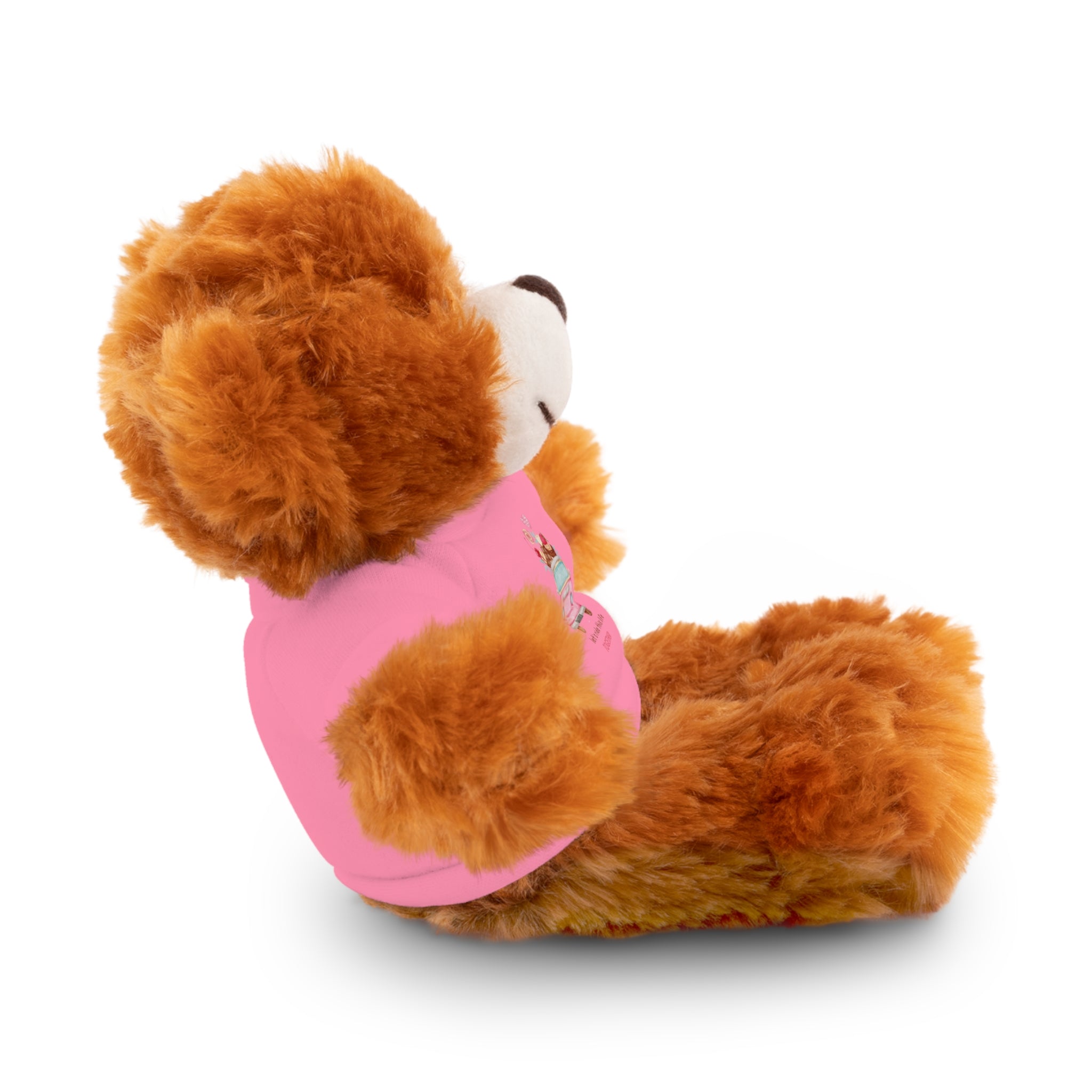 Colorful Bus with Sweet Treats Valentines Day Gifts for Her Him Kids Girlfriend Boyfriend Wife Mom Fiancée, Valentines Gifts for Women, Valentine's Day Teddy Bear, Funny Cute Stuffed Animal Plush Present for Birthday