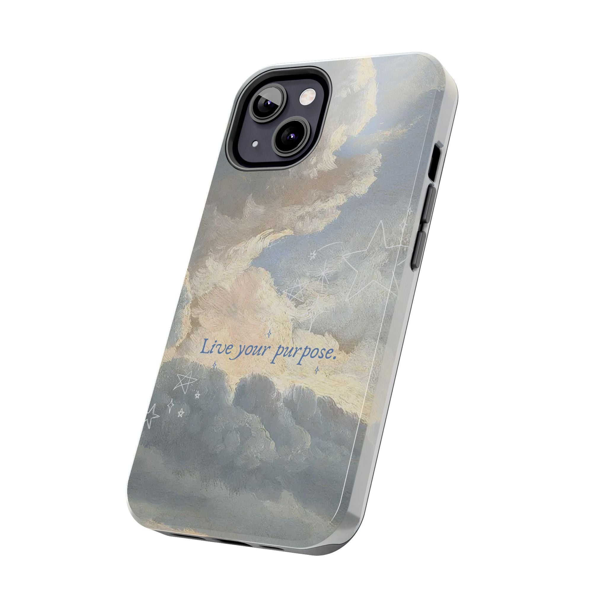 Live Your Purpose, Elegant Phone Cases, Stylish Phone Covers, Chic Phone Protectors, Fashionable Case for Her, Trendy Smartphone Accessories