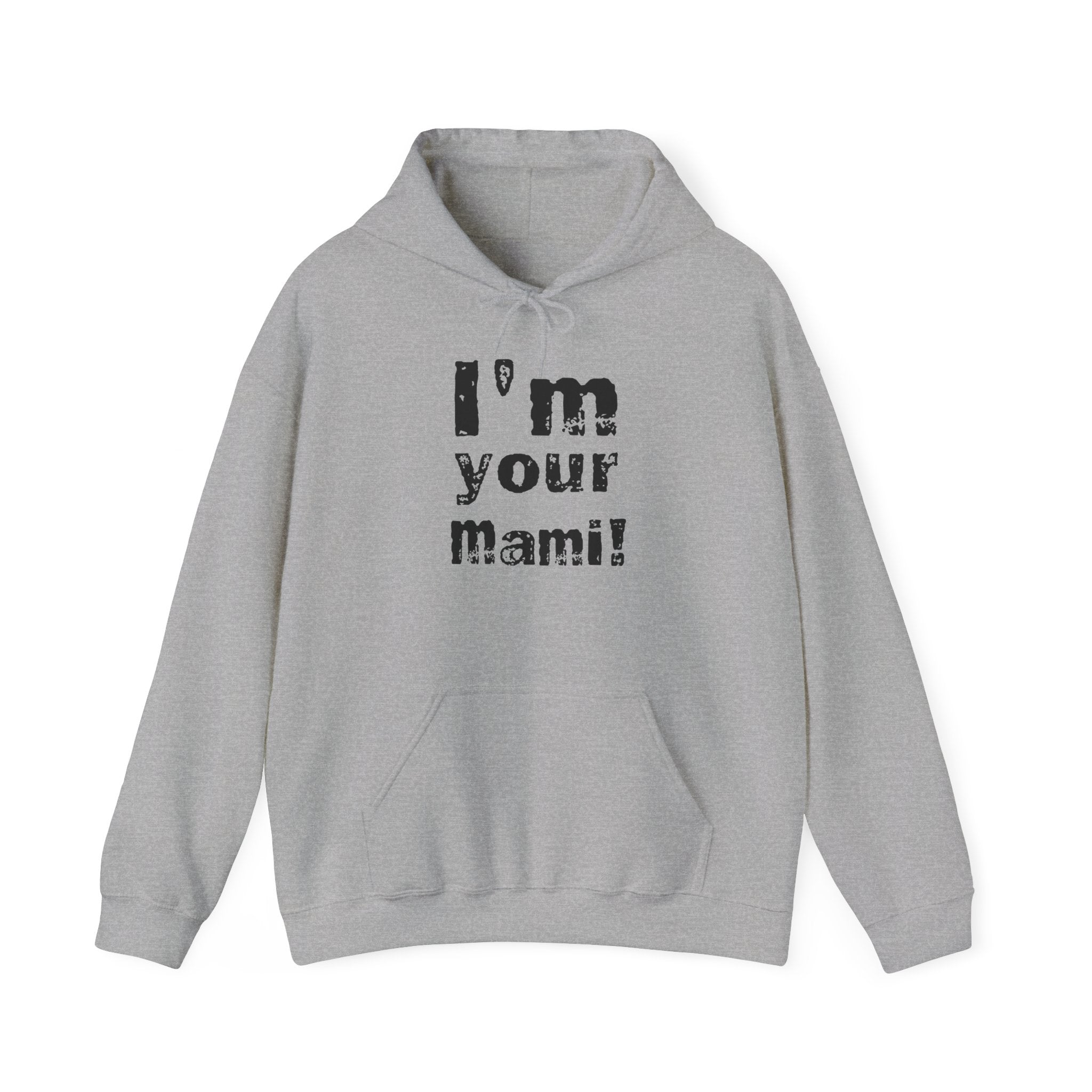 "I'm Your Mami" Rhea Ripley Black Graphic Design Hoodies, Gift for Her - Gift for Him, Sports Fan Wrestling Unisex Hooded Sweatshirt, Casual Outwear