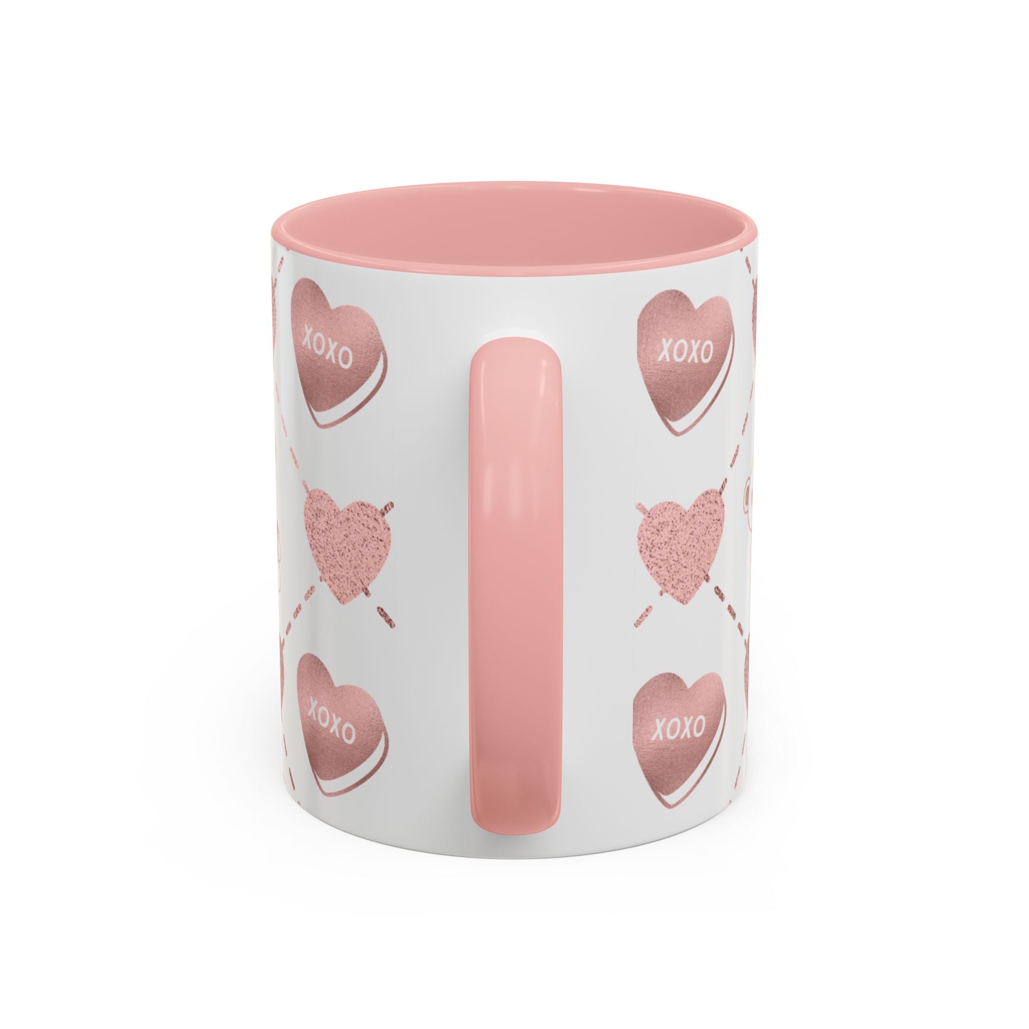 Pink Valentine's Design,  Holiday Drinkware, Valentines, Christmas Birthday Gifts for Couples, Her Boyfriend Girlfriend, Coffee Mug for Valentines Day,