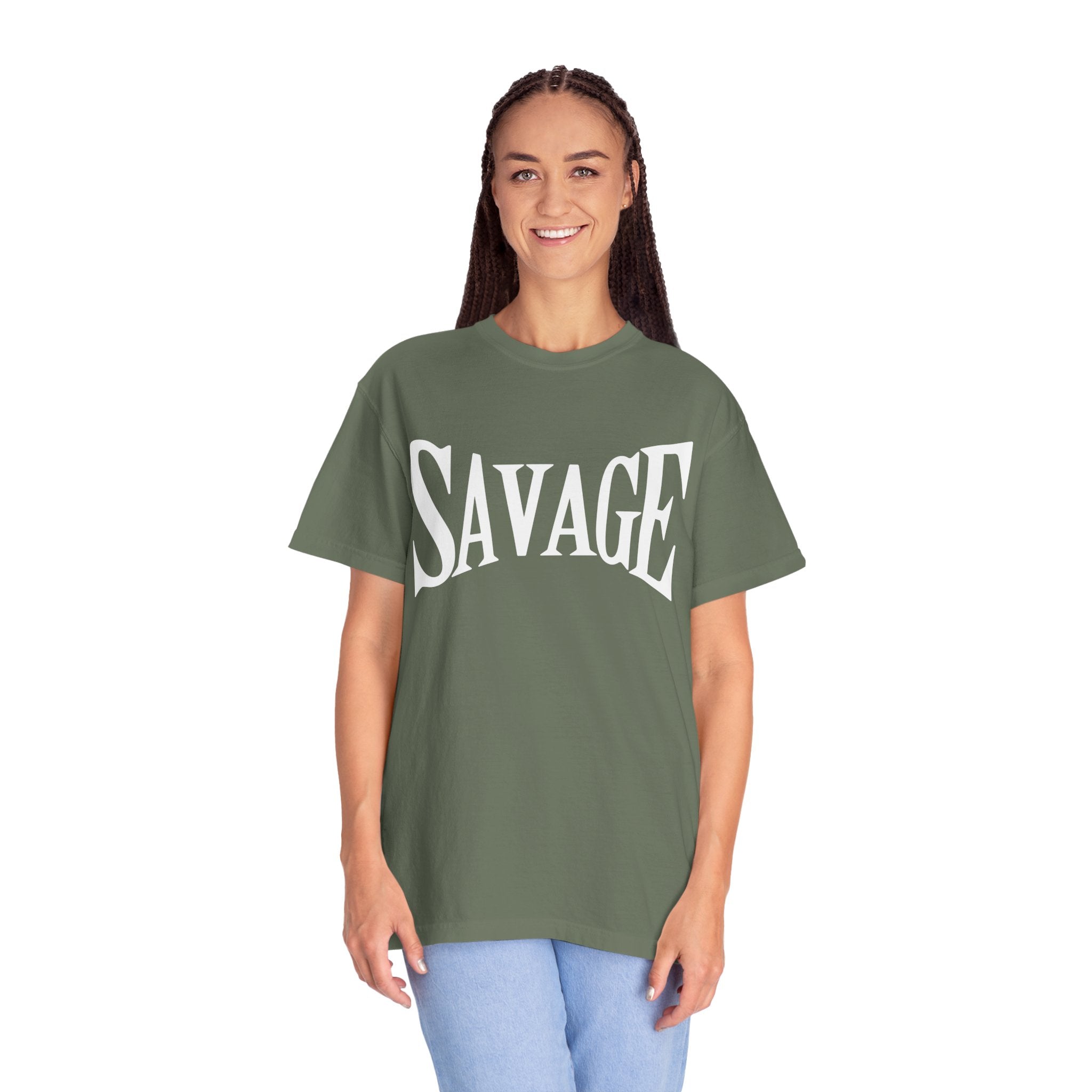 Savage, Graphic Design Unisex T-shirt, Casual Cotton Outwear, Gift for Him- Gift for Her, Stylish Tee, Cool Shirt, Trendy Apparel, Comfortable Top,