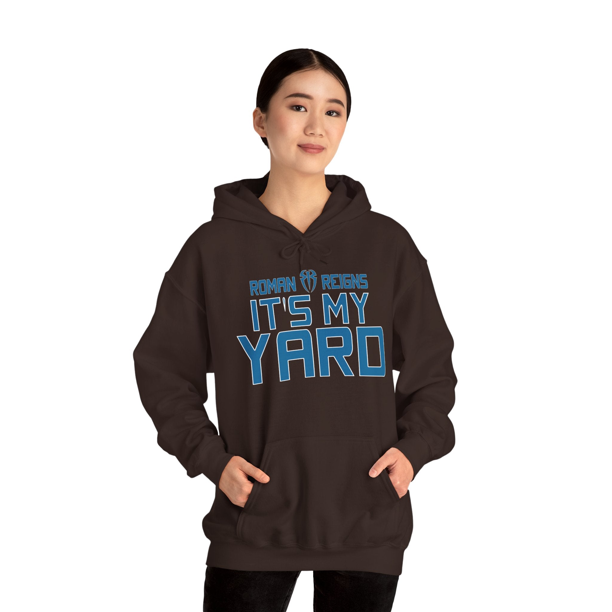 It's My Yard Roman Reigns Design Hoodies, Gift for Her - Gift for Him, Sports Fan Wrestling Unisex Hooded Sweatshirt, Casual Outwear