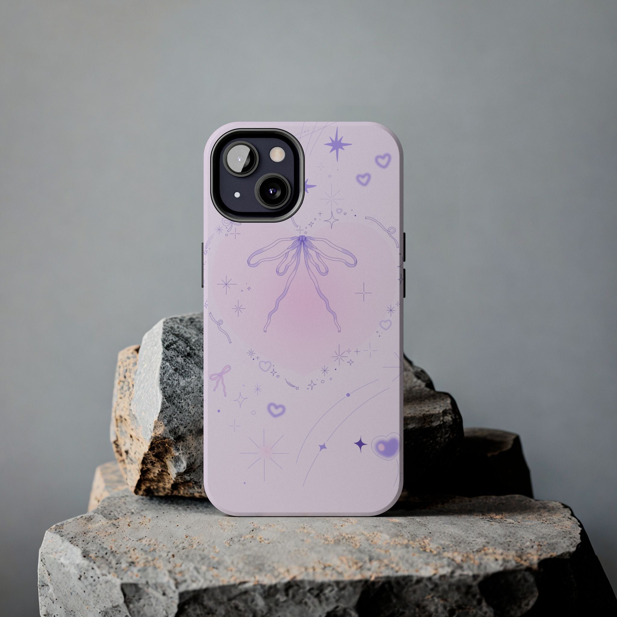 Pink Purple Delicate Fine Line Design, Elegant Phone Cases, Stylish Phone Covers, Chic Phone Protectors, Fashionable Case for Her, Trendy Smartphone Accessories