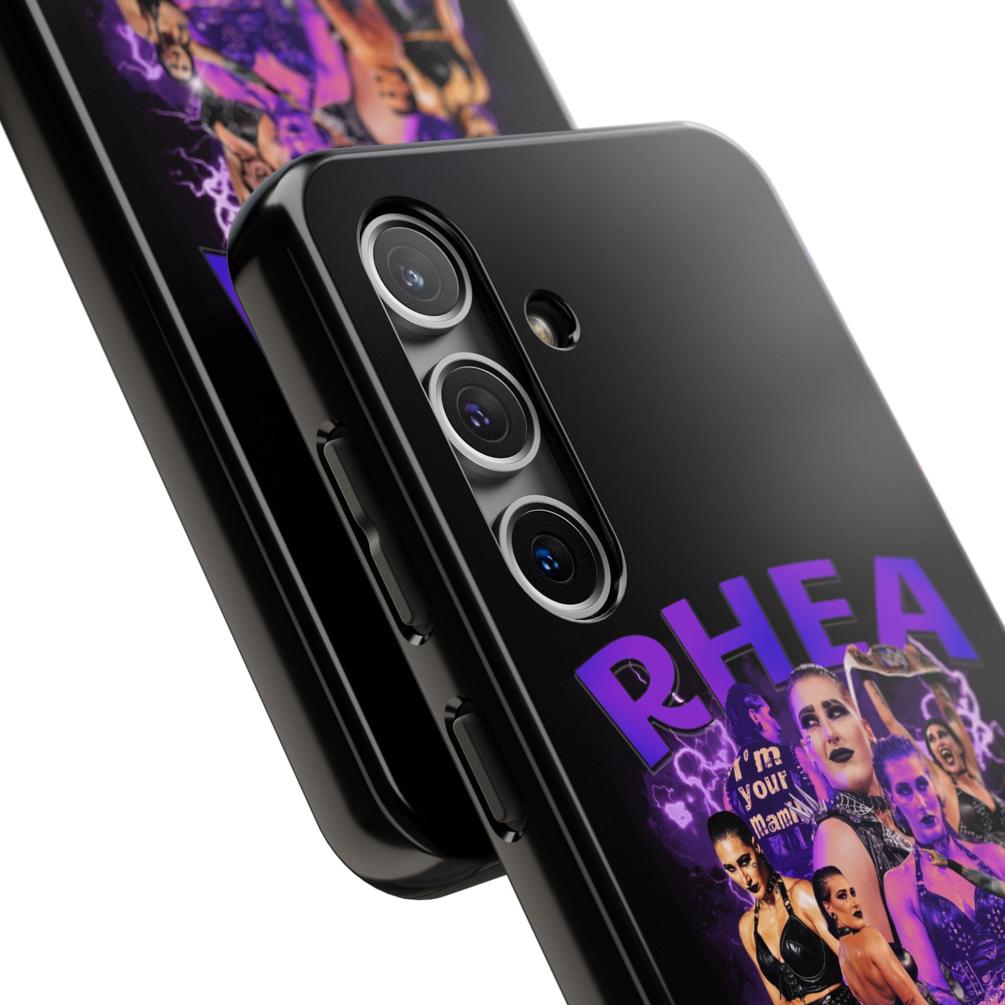 Rhea Ripley Graphic Portrait Design, iPhone and Samsung Case Cool Graphic Sports Fan Phone Case