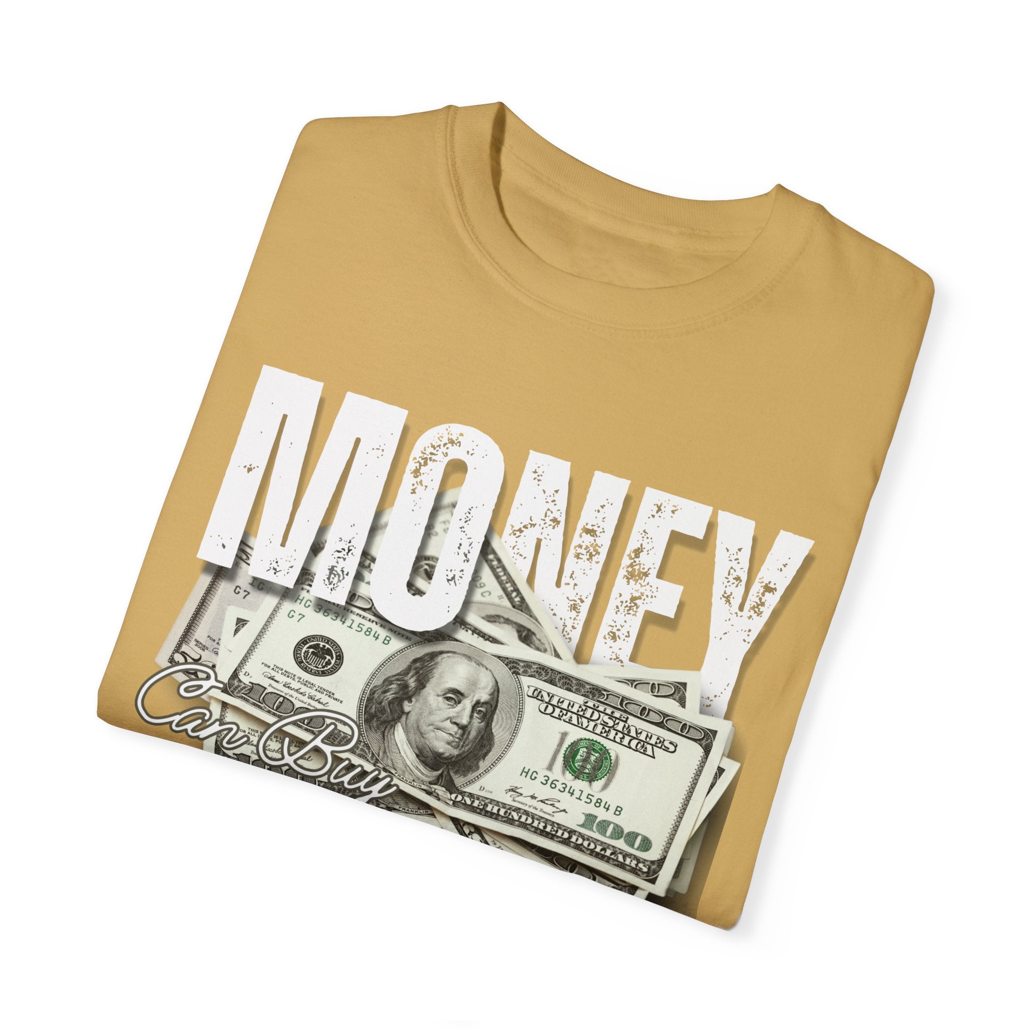 Money Can Buy Happiness, Graphic Design Unisex T-shirt, Casual Cotton Outwear, Gift for Him- Gift for Her, Stylish Tee, Cool Shirt, Trendy Apparel, Comfortable Top,