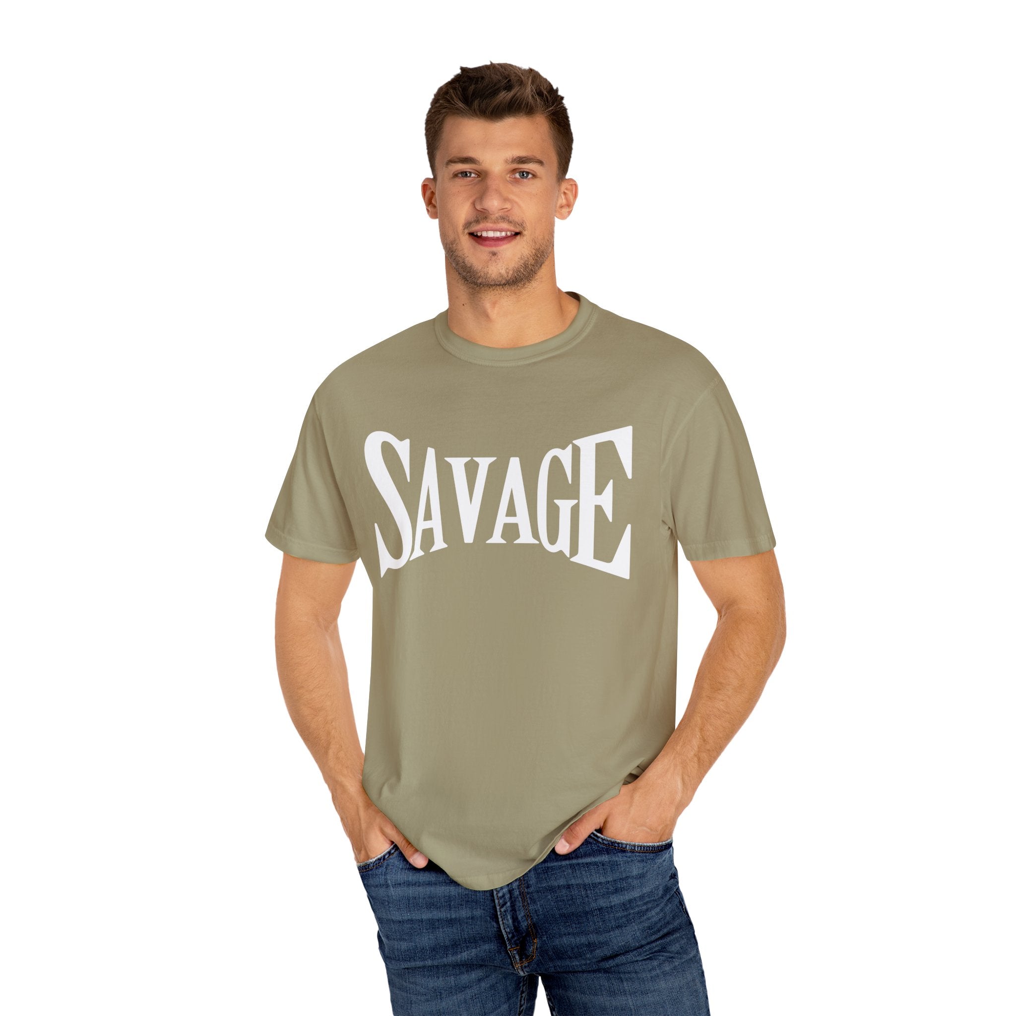 Savage, Graphic Design Unisex T-shirt, Casual Cotton Outwear, Gift for Him- Gift for Her, Stylish Tee, Cool Shirt, Trendy Apparel, Comfortable Top,