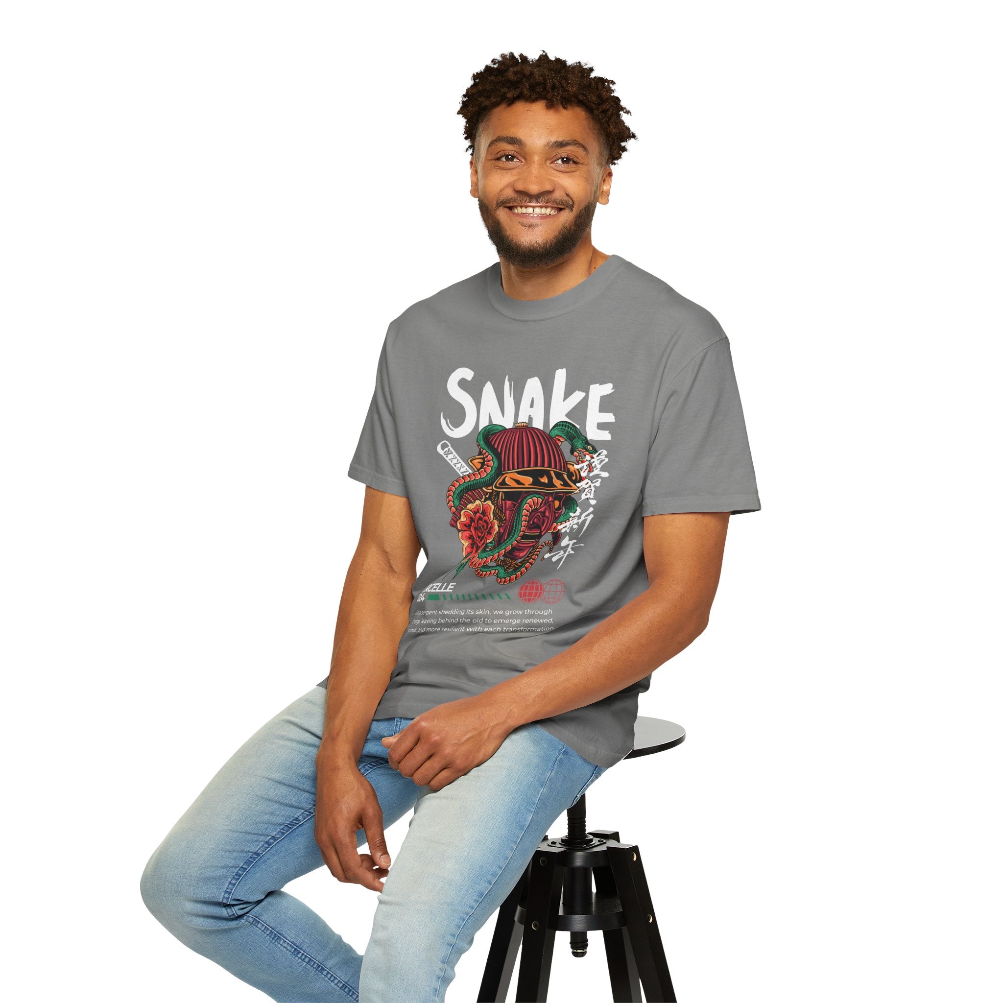 Snake, Graphic Design Unisex T-shirt, Casual Cotton Outwear, Gift for Him- Gift for Her, Stylish Tee, Cool Shirt, Trendy Apparel, Comfortable Top,