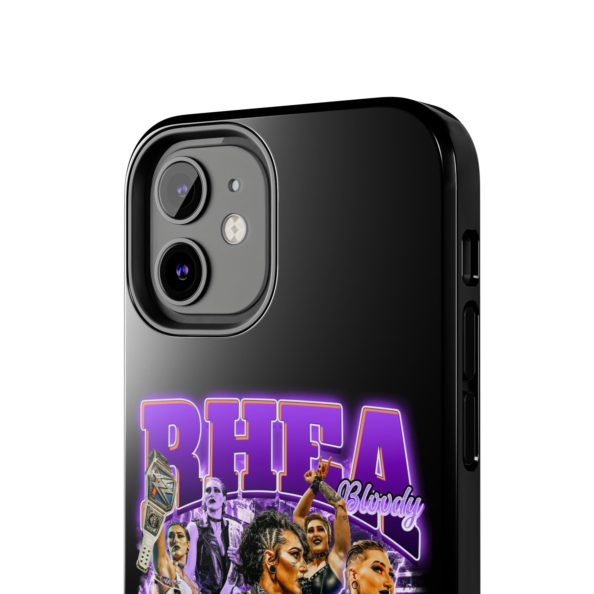 Rhea Ripley Graphic Portrait Design, iPhone and Samsung Case Cool Graphic Sports Fan Phone Case