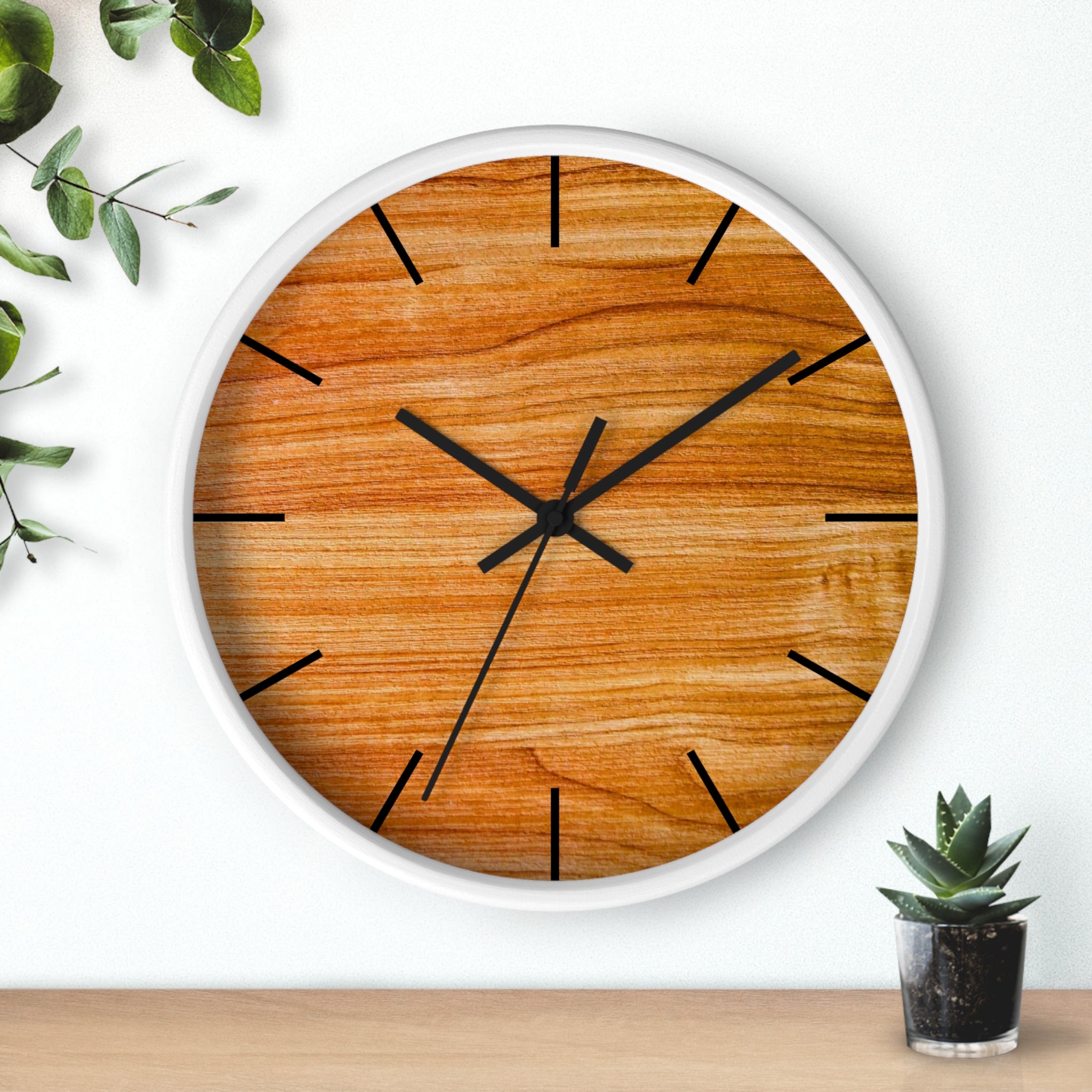 Wood Design Elegant Wall Clock, Home Decor, Wall Art, Modern Decor for Home, Office, and Living Room