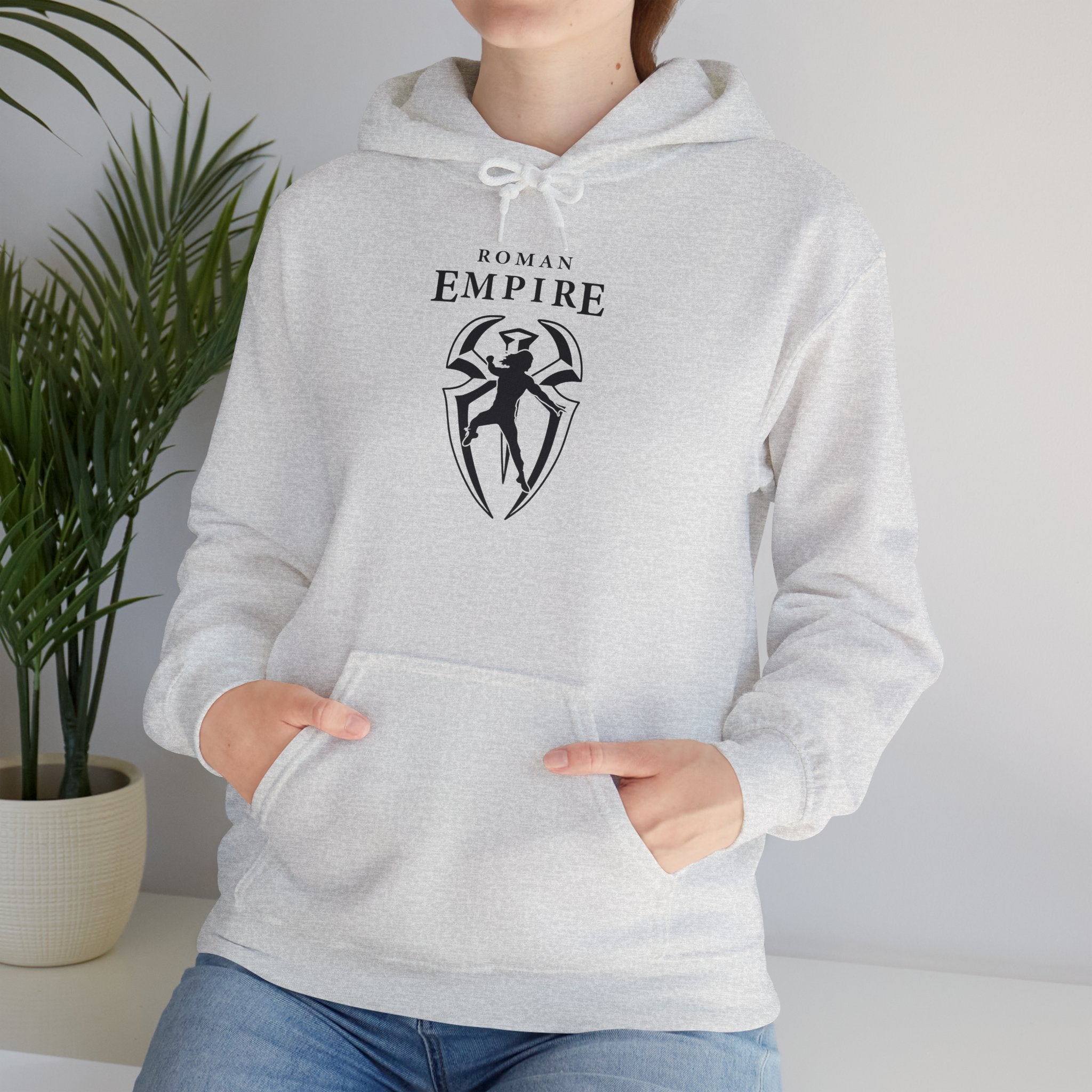 Roman Empire Roman Reigns Graphic Hoodies, Gift for Her - Gift for Him, Sports Fan Wrestling Unisex Hooded Sweatshirt, Casual Outwear