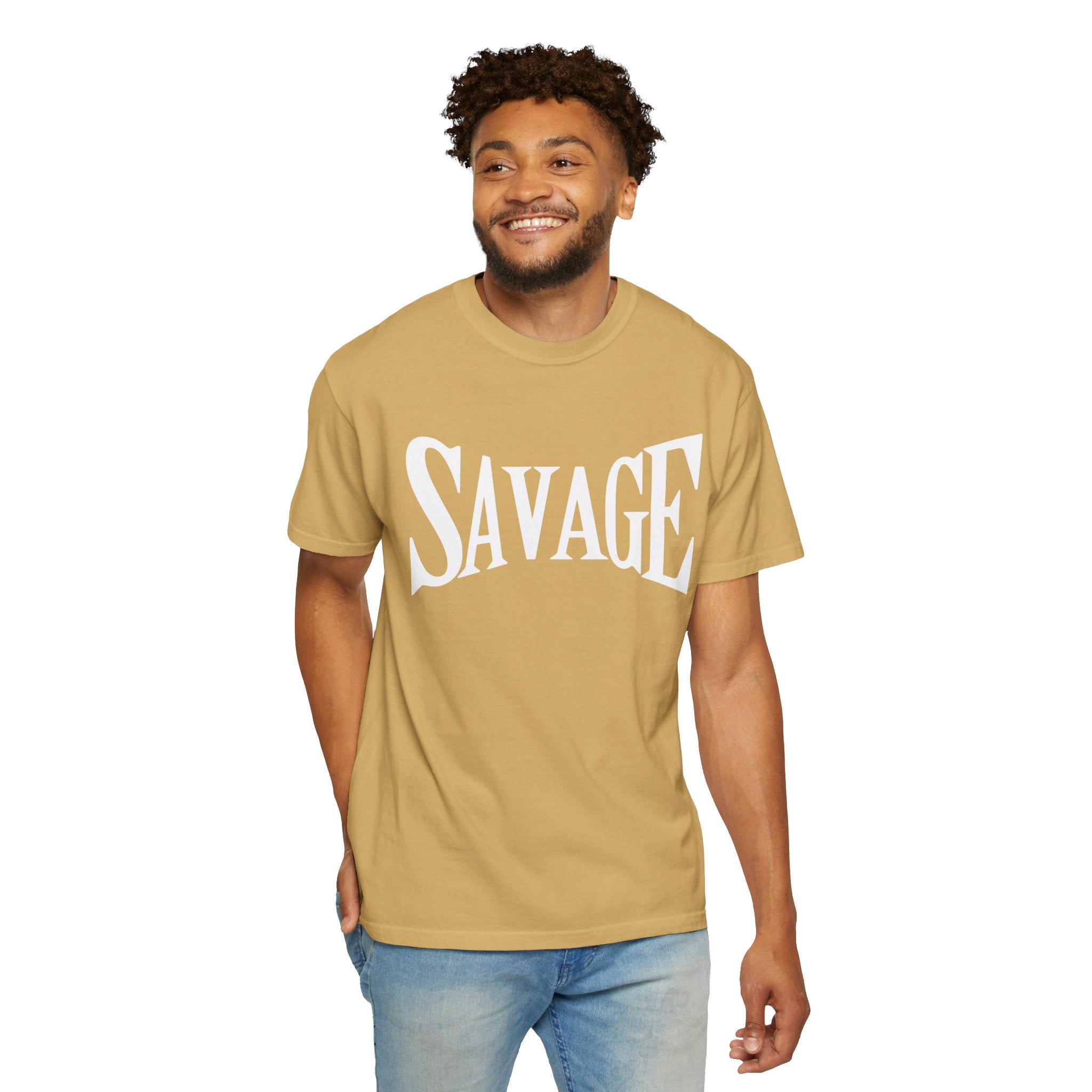 Savage, Graphic Design Unisex T-shirt, Casual Cotton Outwear, Gift for Him- Gift for Her, Stylish Tee, Cool Shirt, Trendy Apparel, Comfortable Top,