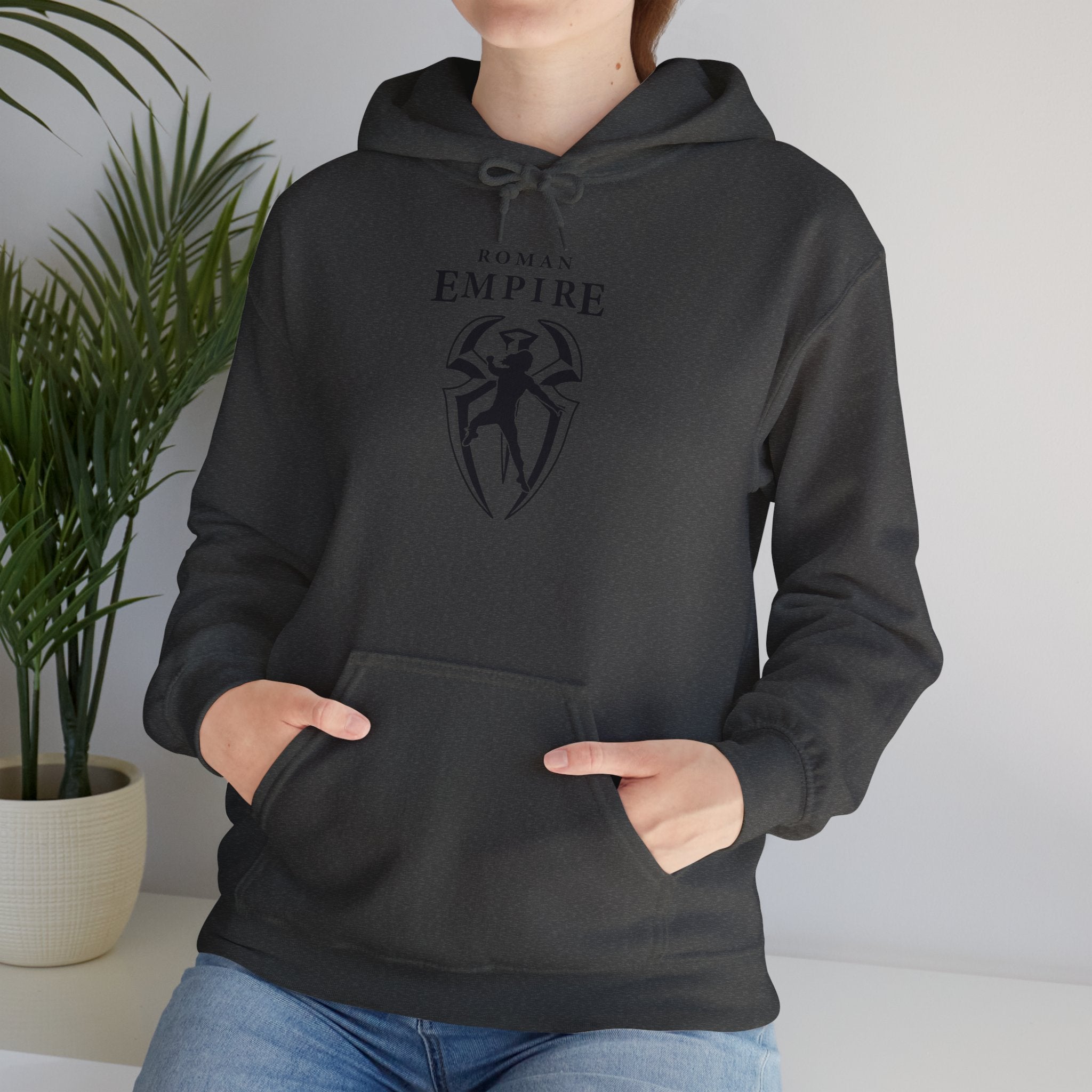 Roman Empire Roman Reigns Graphic Hoodies, Gift for Her - Gift for Him, Sports Fan Wrestling Unisex Hooded Sweatshirt, Casual Outwear