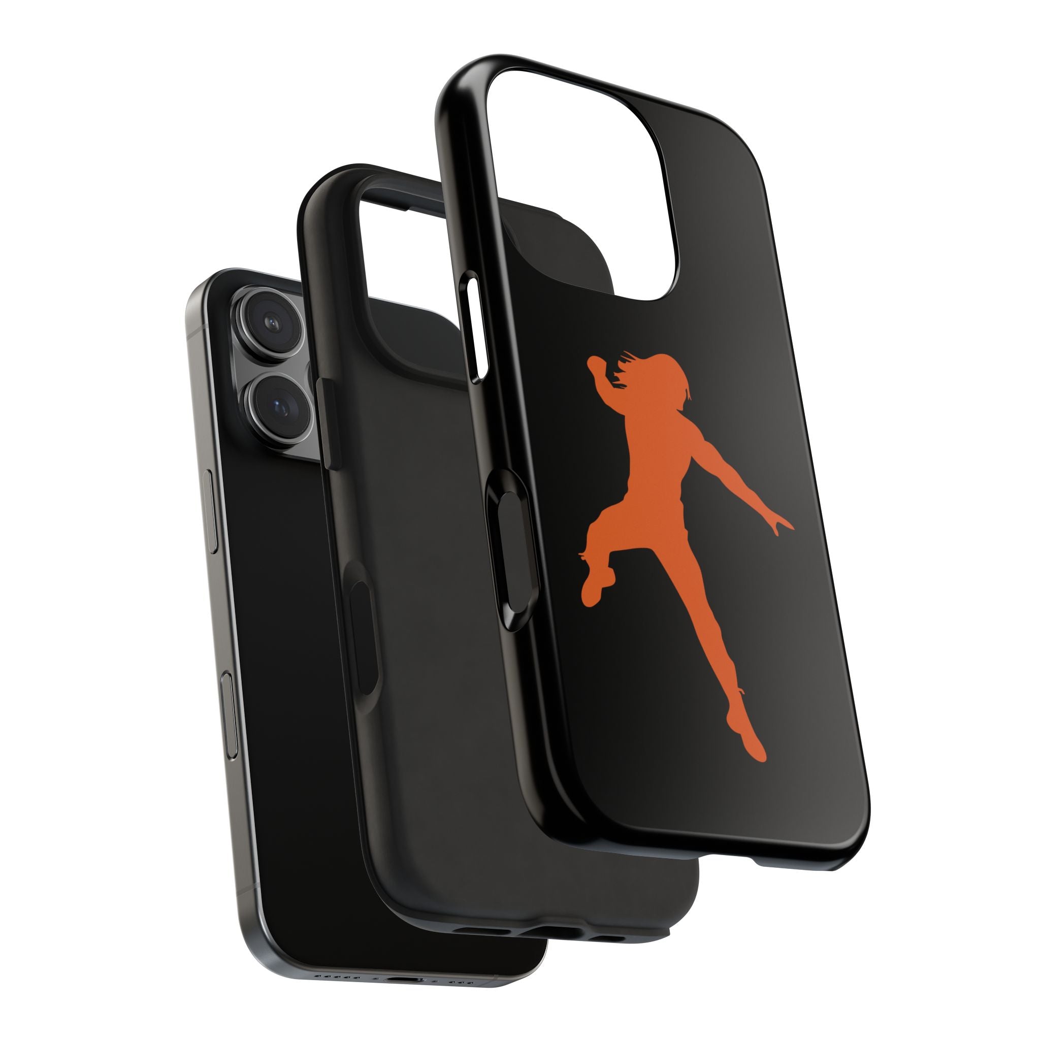 Roman Reigns Jump Orange Graphic Design, iPhone and Samsung Case Cool Graphic Sports Fan Phone Case