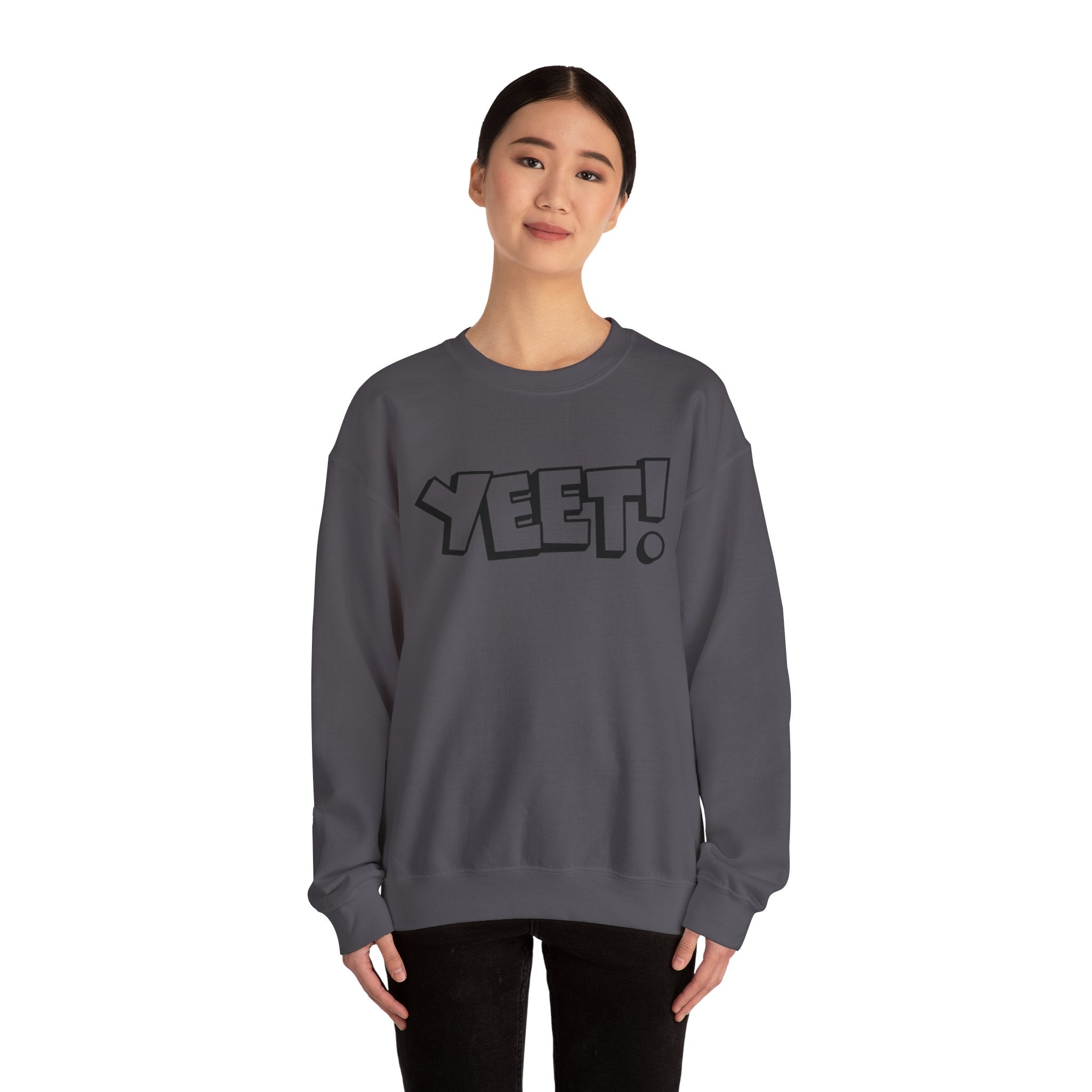 Yeet! Shirt Design, Wrestling Fan Unisex Sweatshirt - Gift for Him or Her, Casual Outwear, Graphic Design, Heavy Blend Crewneck Sweatshirt