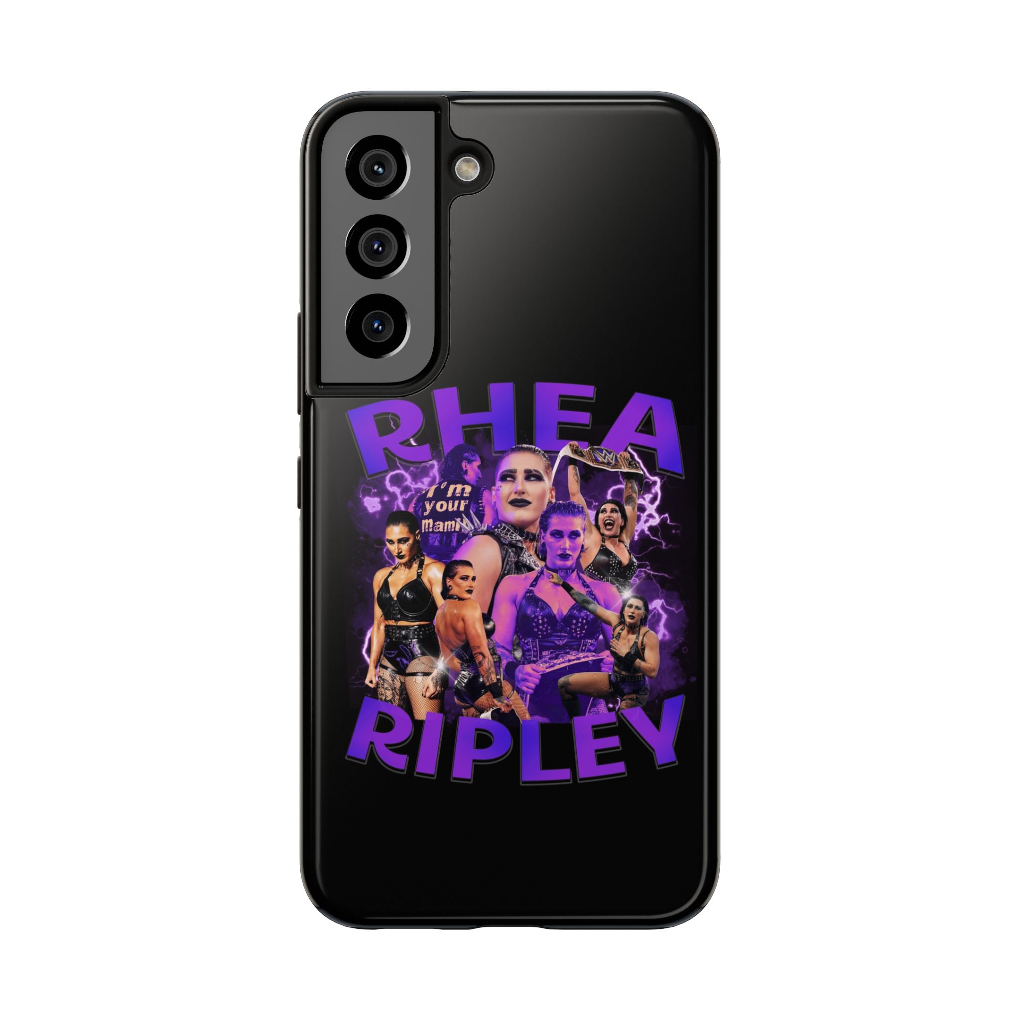 Rhea Ripley Graphic Portrait Design, iPhone and Samsung Case Cool Graphic Sports Fan Phone Case