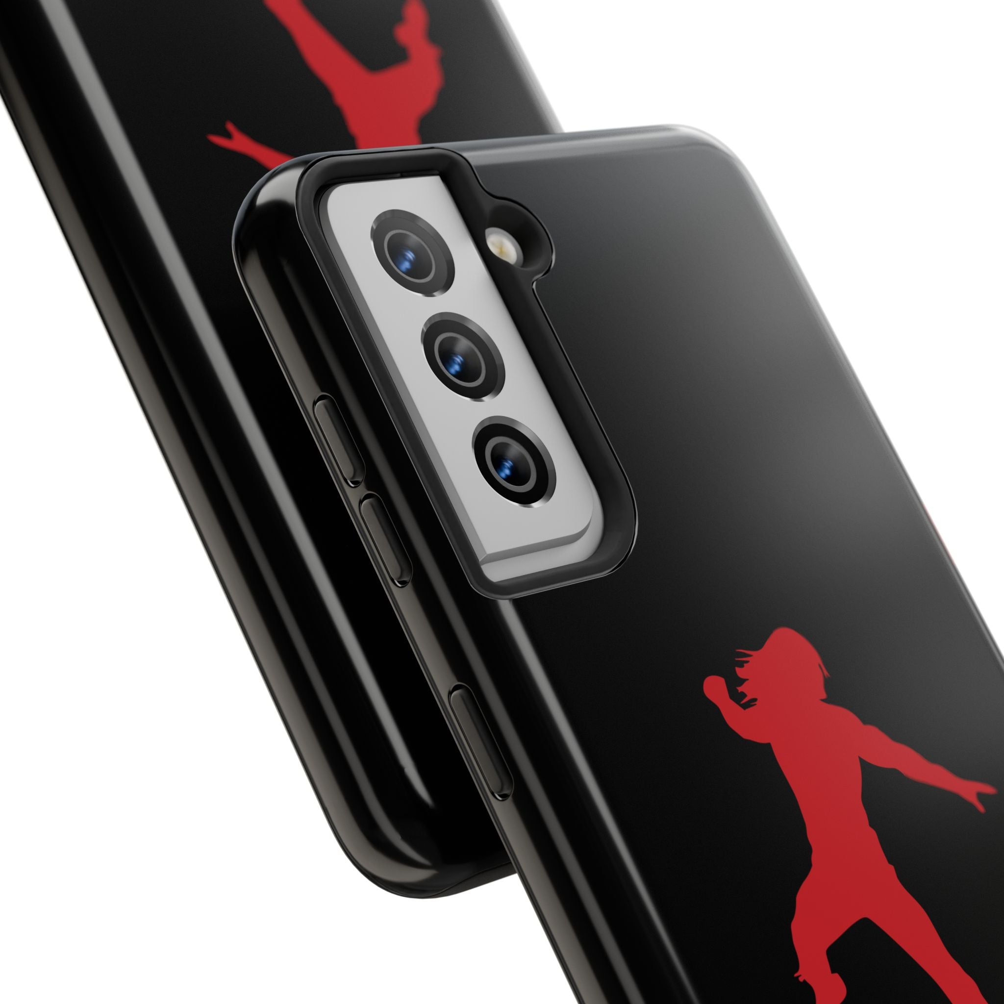 Roman Reigns Jump Red Graphic Design, iPhone and Samsung Case Cool Graphic Sports Fan Phone Case