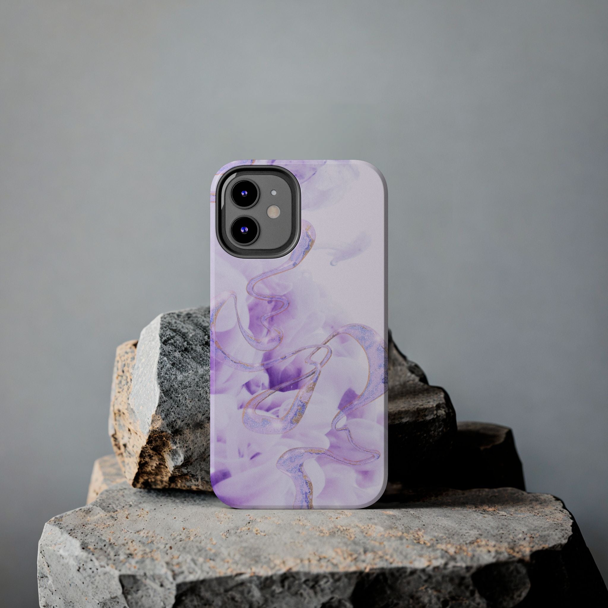 Abstract Purple Fluid Design, Elegant Phone Cases, Stylish Phone Covers, Chic Phone Protectors, Fashionable Case for Her, Trendy Smartphone Accessories