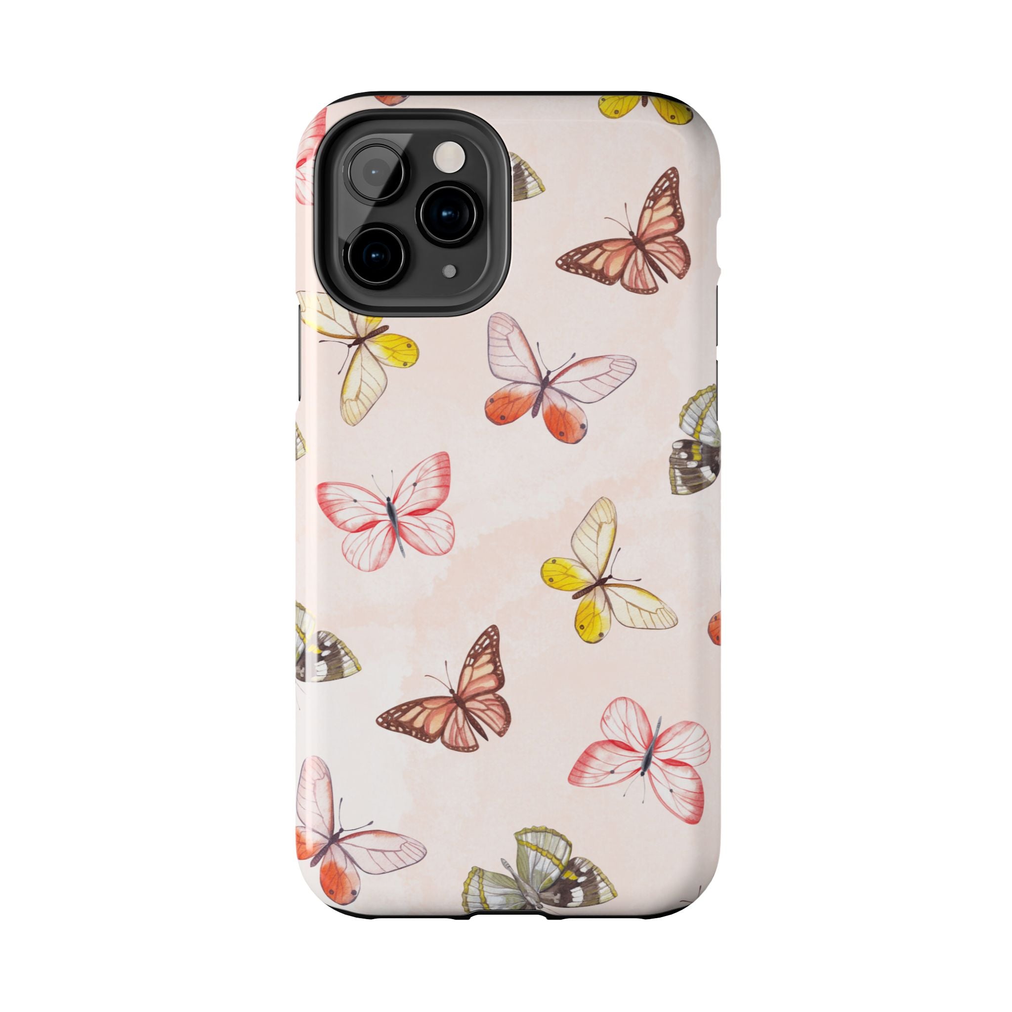 Pink Butterflies, Elegant Phone Cases, Stylish Phone Covers, Chic Phone Protectors, Fashionable Case for Her, Trendy Smartphone Accessories