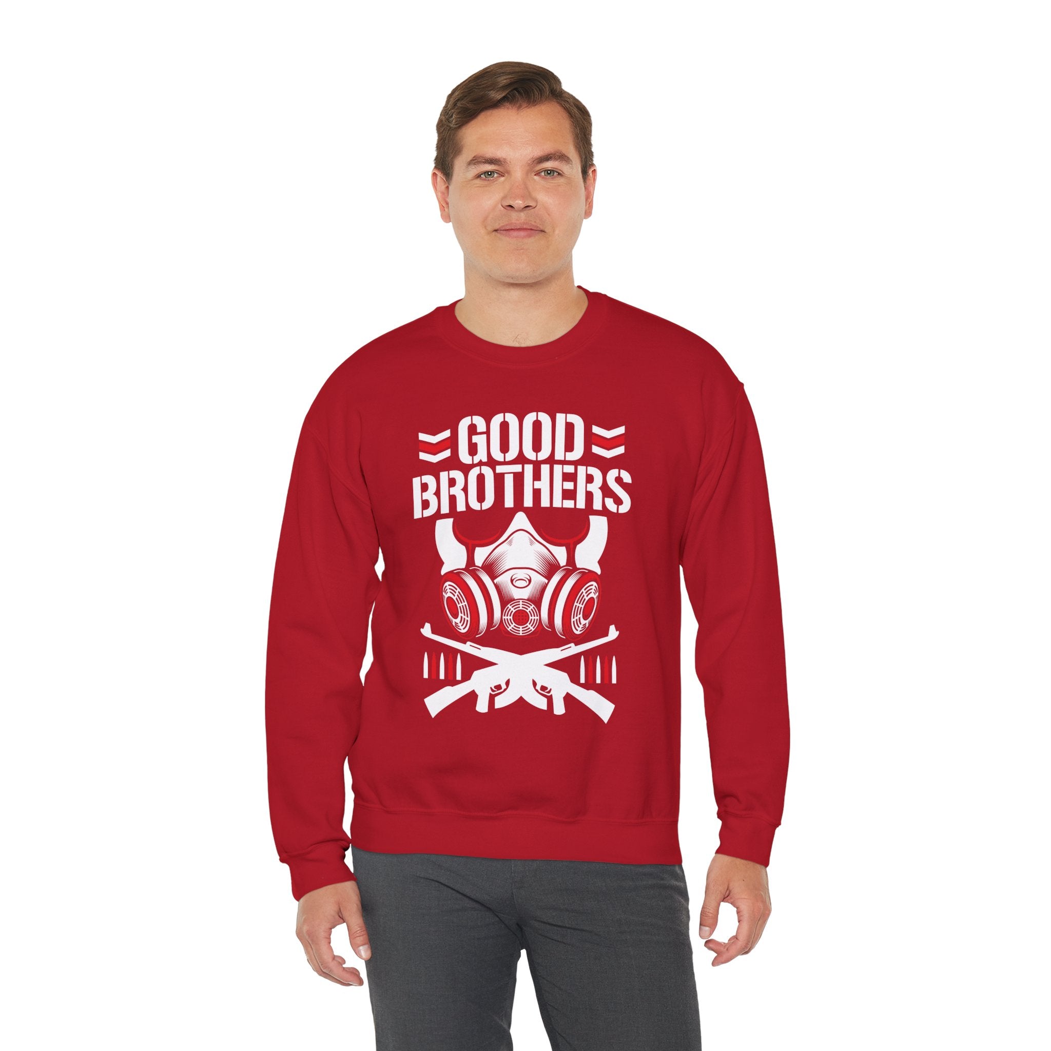 Good Brothers Sweatshirt  Design, Sports Sweatshirt, Wrestling  Fan Unisex Sweatshirt - Gift for Him or Her, Casual Outwear, Heavy Blend Crewneck Sweatshirt