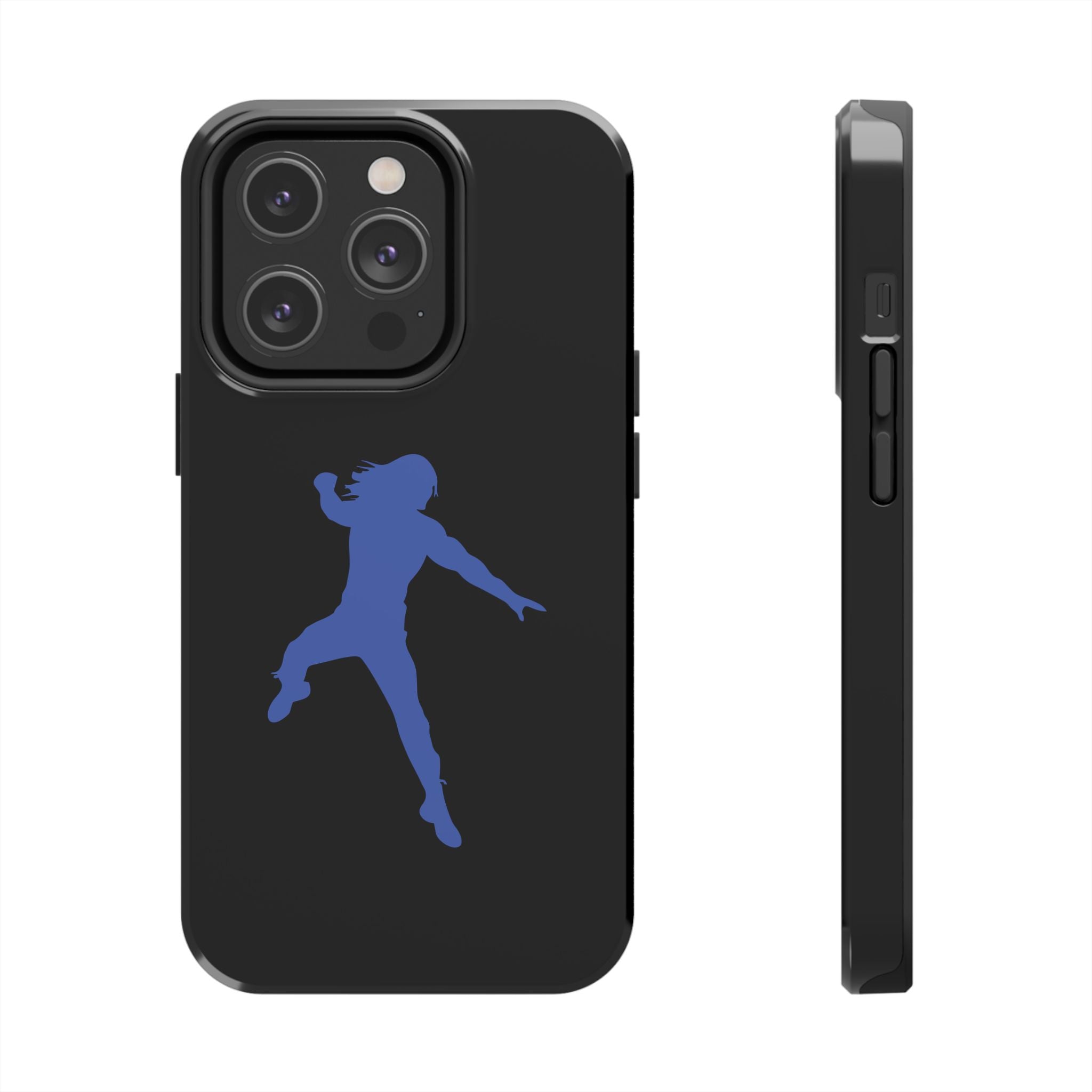 Roman Reigns Jump Blue Graphic Design, iPhone and Samsung Case Cool Graphic Sports Fan Phone Case