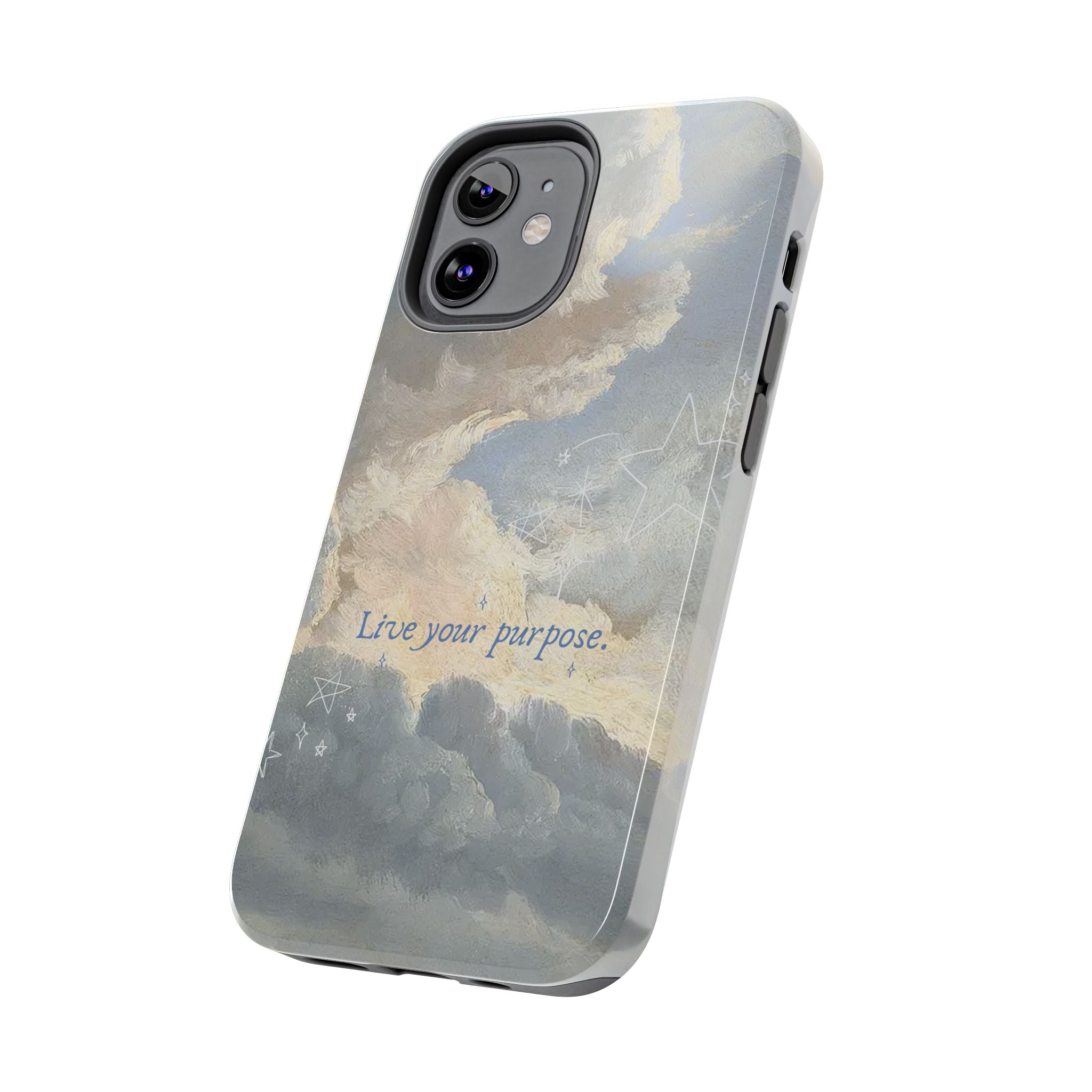 Live Your Purpose, Elegant Phone Cases, Stylish Phone Covers, Chic Phone Protectors, Fashionable Case for Her, Trendy Smartphone Accessories