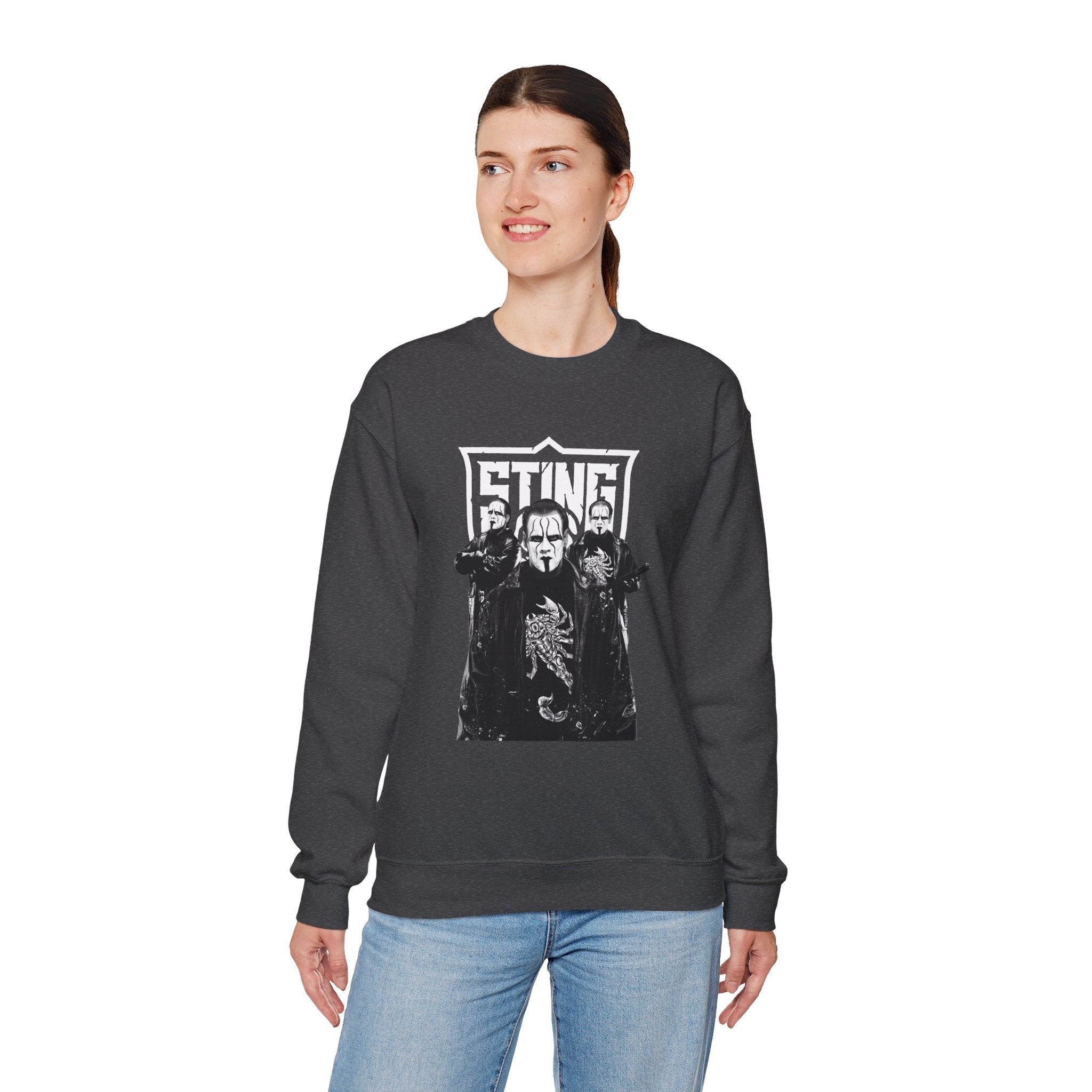 Sting Sweatshirt  Design, Sports Sweatshirt, Wrestling Fan Unisex Sweatshirt - Gift for Him or Her, Casual Outwear, Heavy Blend Crewneck Sweatshirt